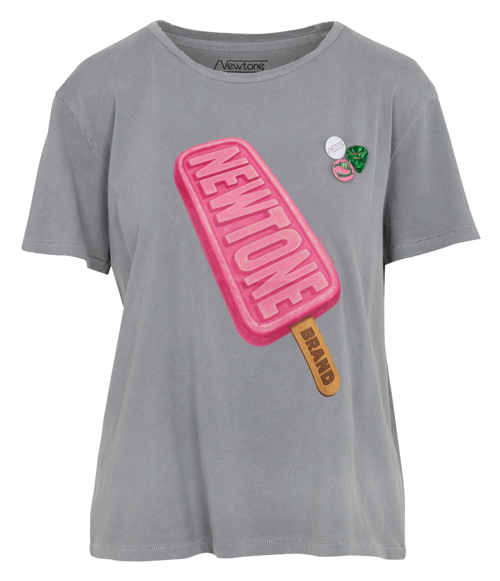 Abito corto collo classico con bottoni in cotone NEWTONE