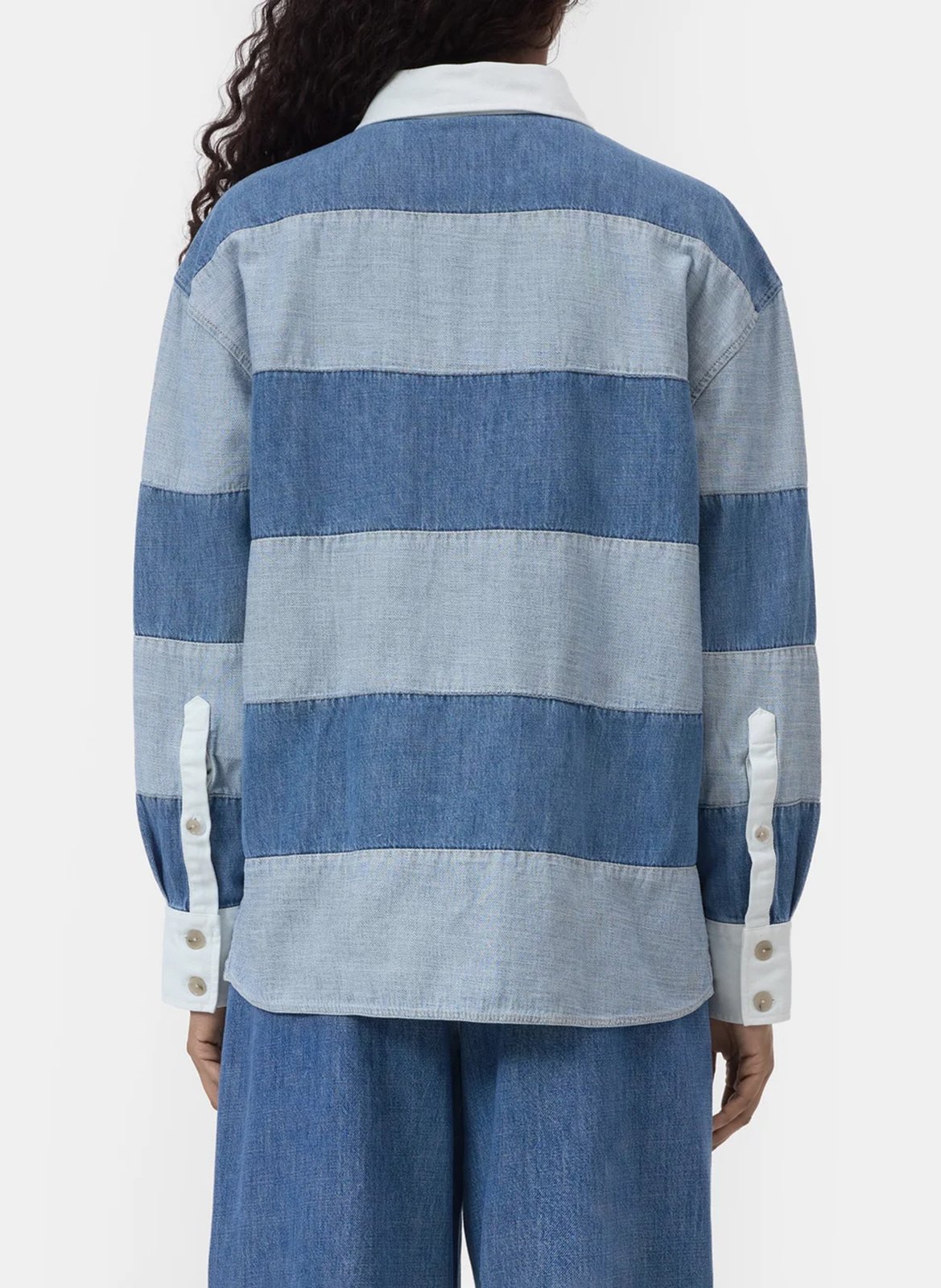 Eastham long-sleeved polo shirt CLOSED Blue