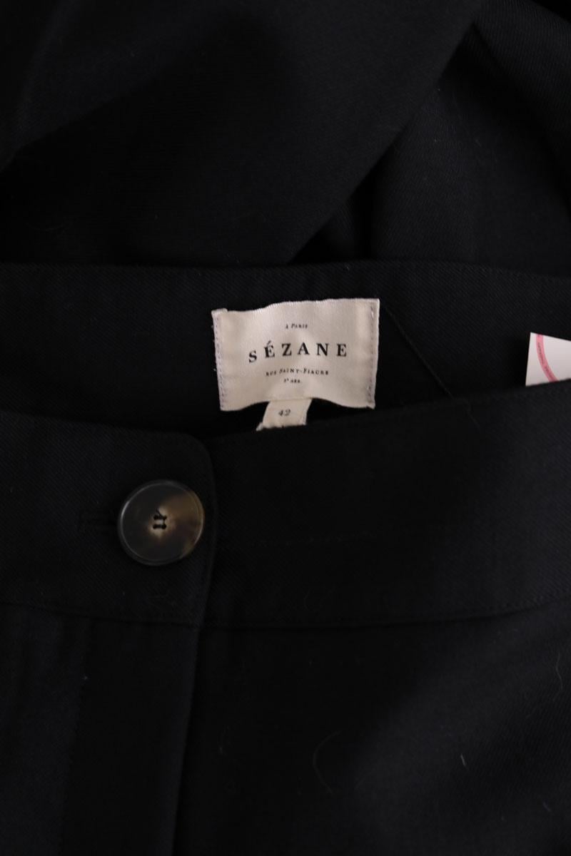 Pantalon large SEZANE - Seconde main Noir