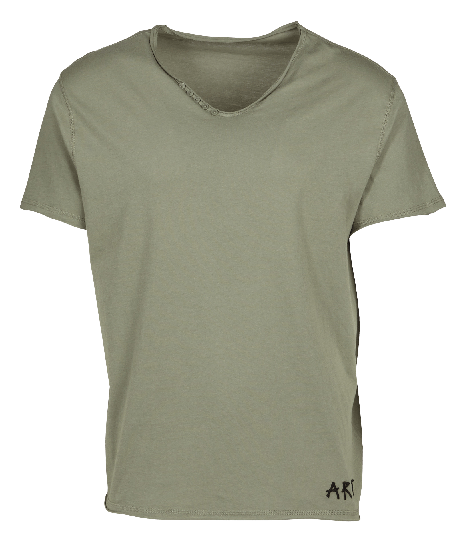 T-Shirt aus Bio-Baumwolle mit V-Ausschnitt ZADIG&VOLTAIRE Grun
