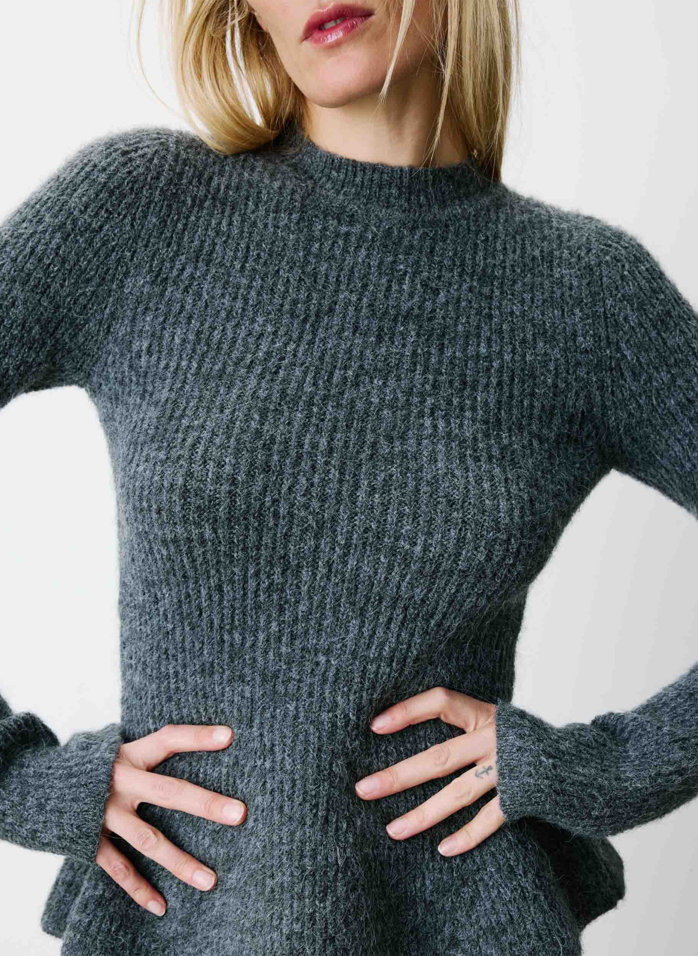 Round-neck sweater GRACE ET MILA Black