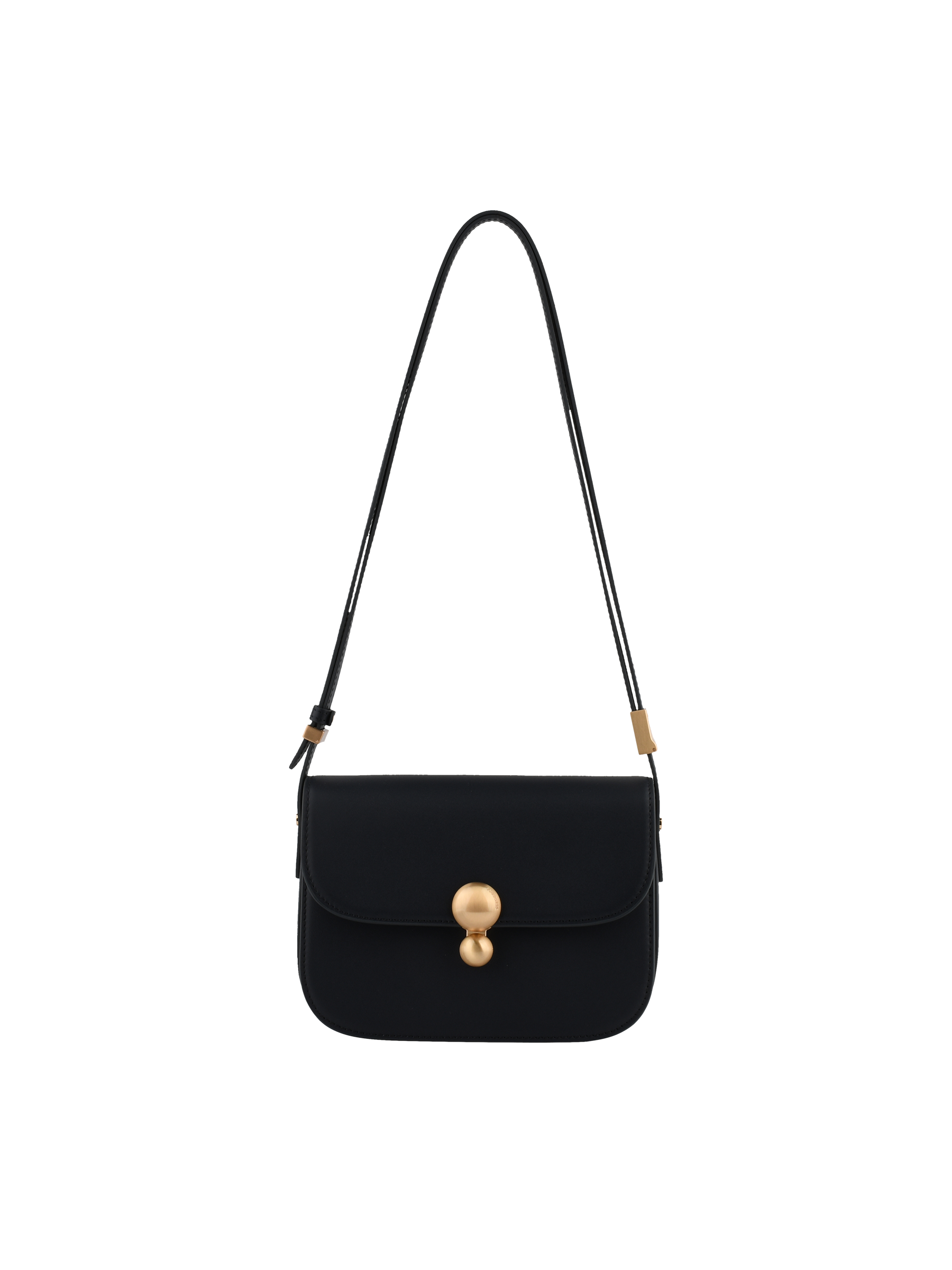 Crossbody bag in cowhide leather POURCHET