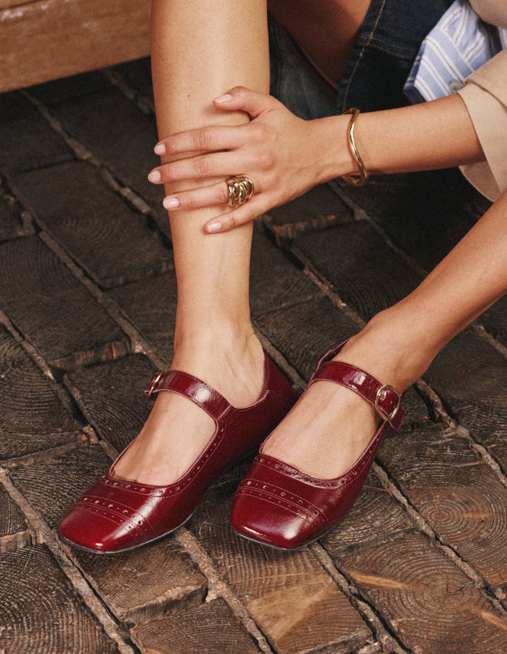 Ballet pumps ODAJE Brown