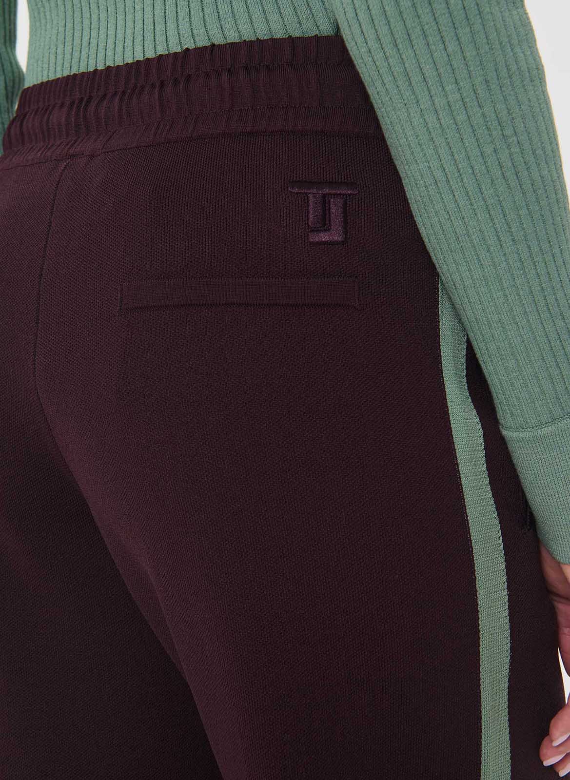 Pantalon droit taille haute TARA JARMON Violet