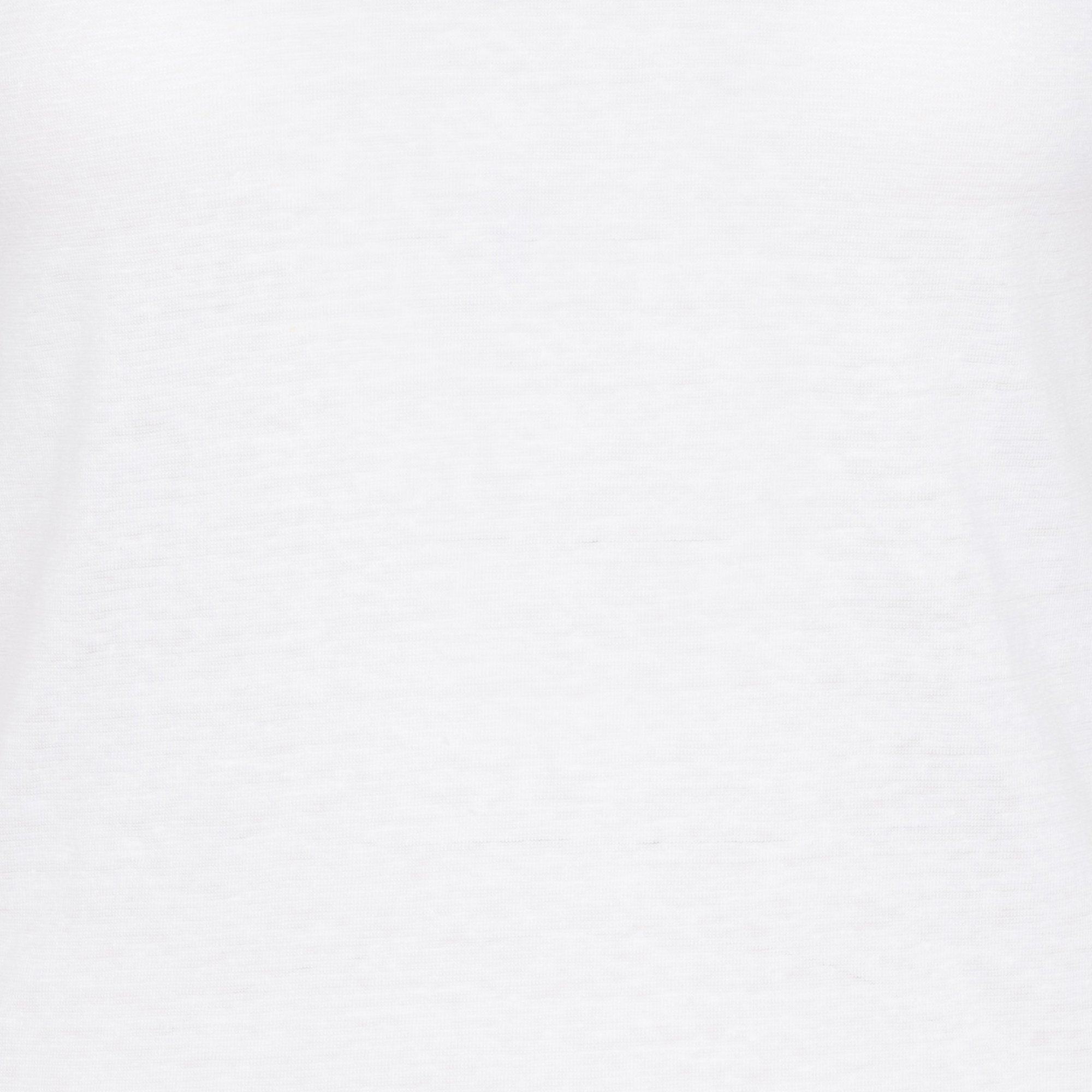 Form-fitting stretch linen V-neck T-shirt MAJESTIC FILATURES White