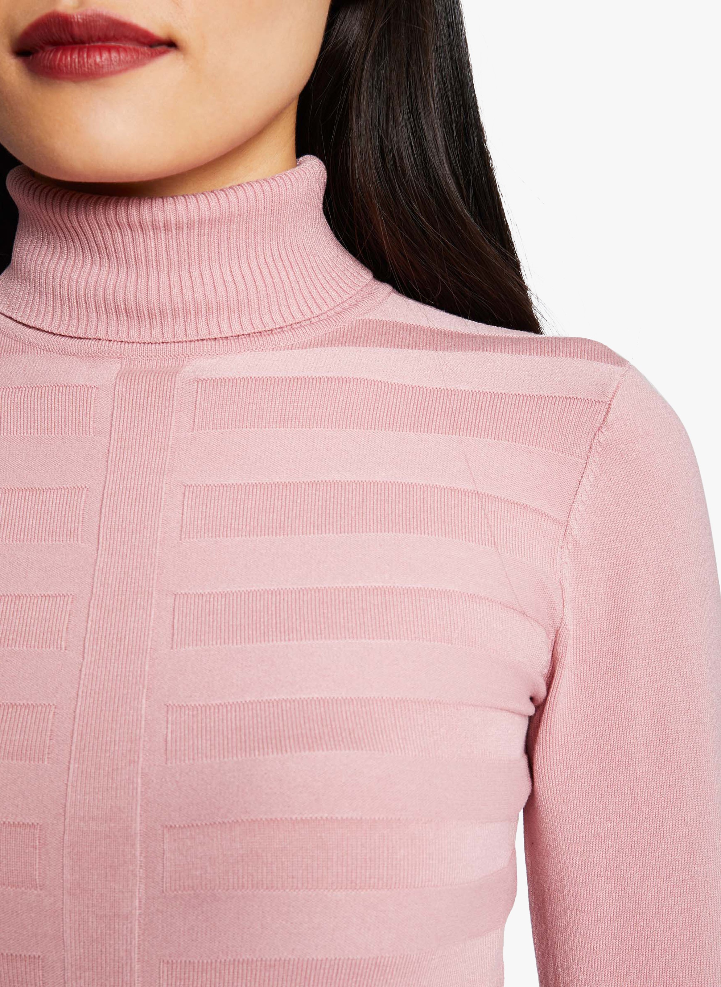 Turtleneck sweater MORGAN Pink