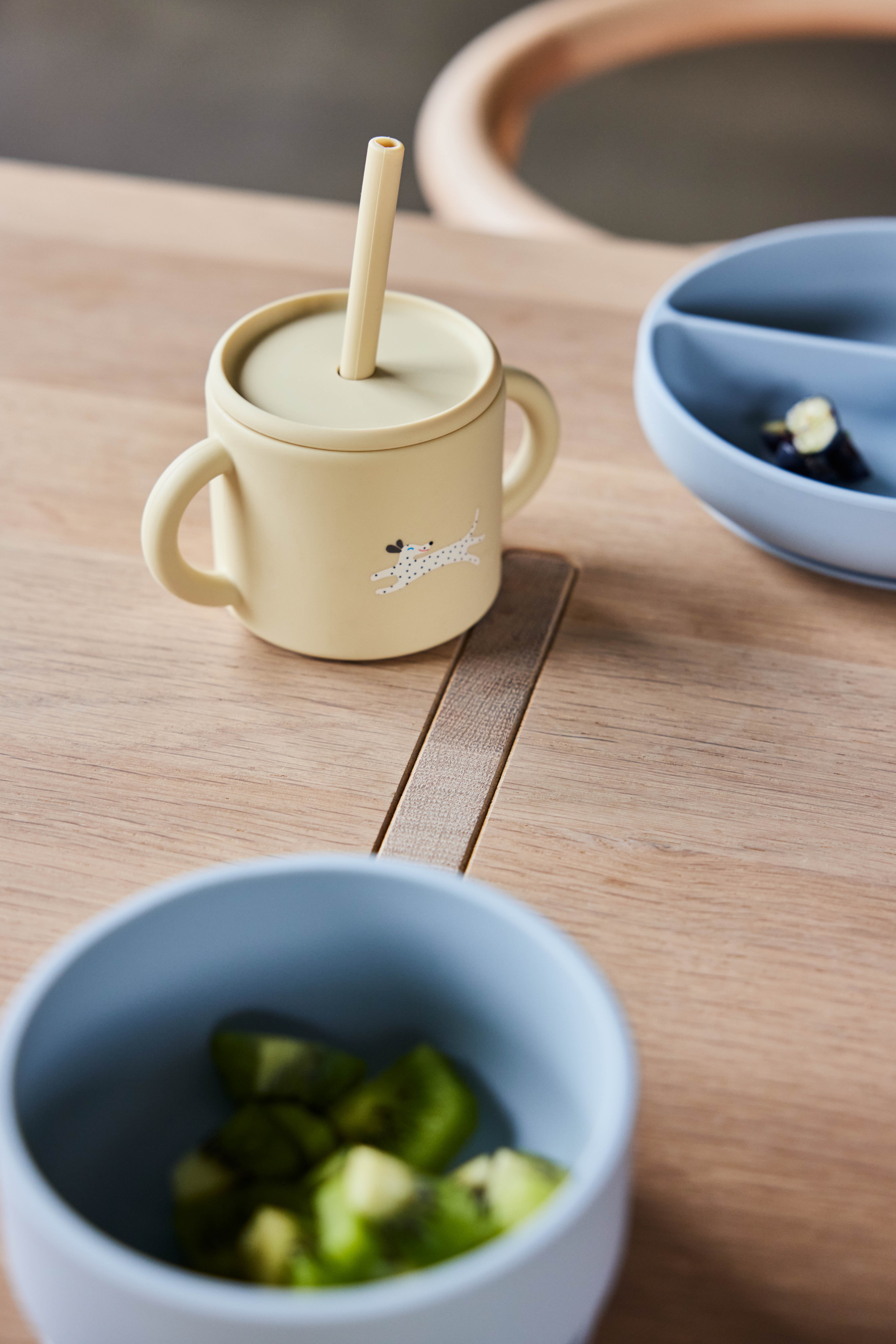 Silicone water bottle OYOY LIVING DESIGN Beige