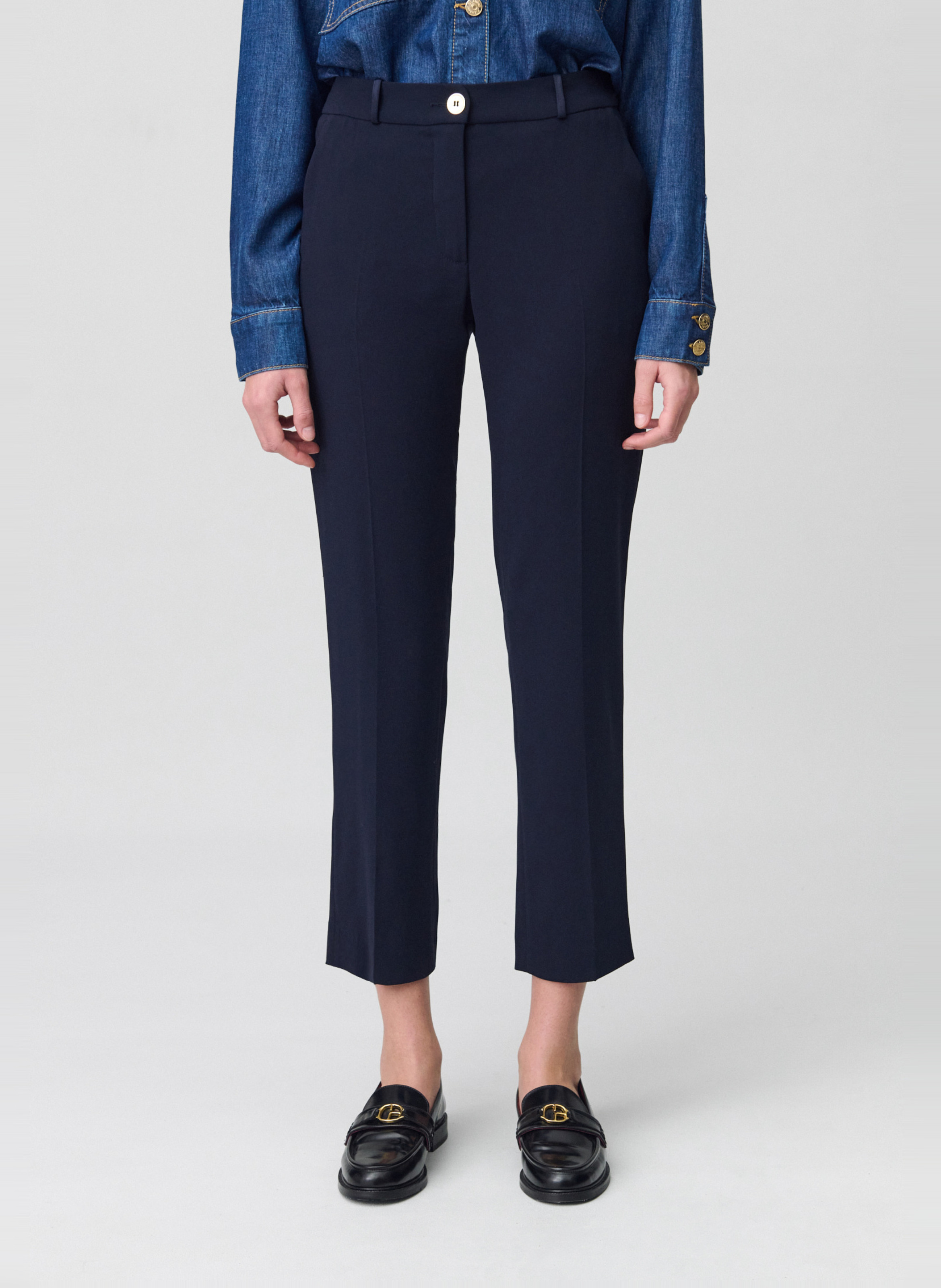 Rechte broek CLAUDIE PIERLOT Blauw