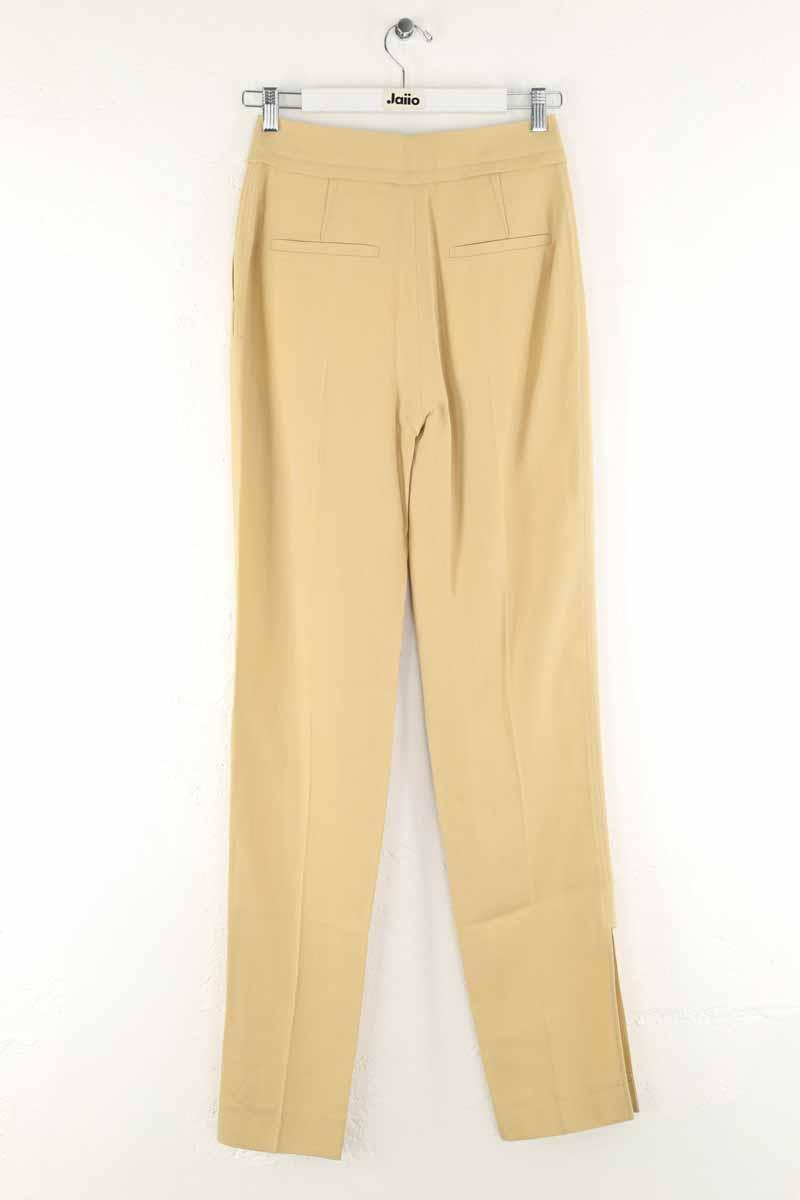 Yellow straight pants JACQUEMUS- Seconde Main Yellow