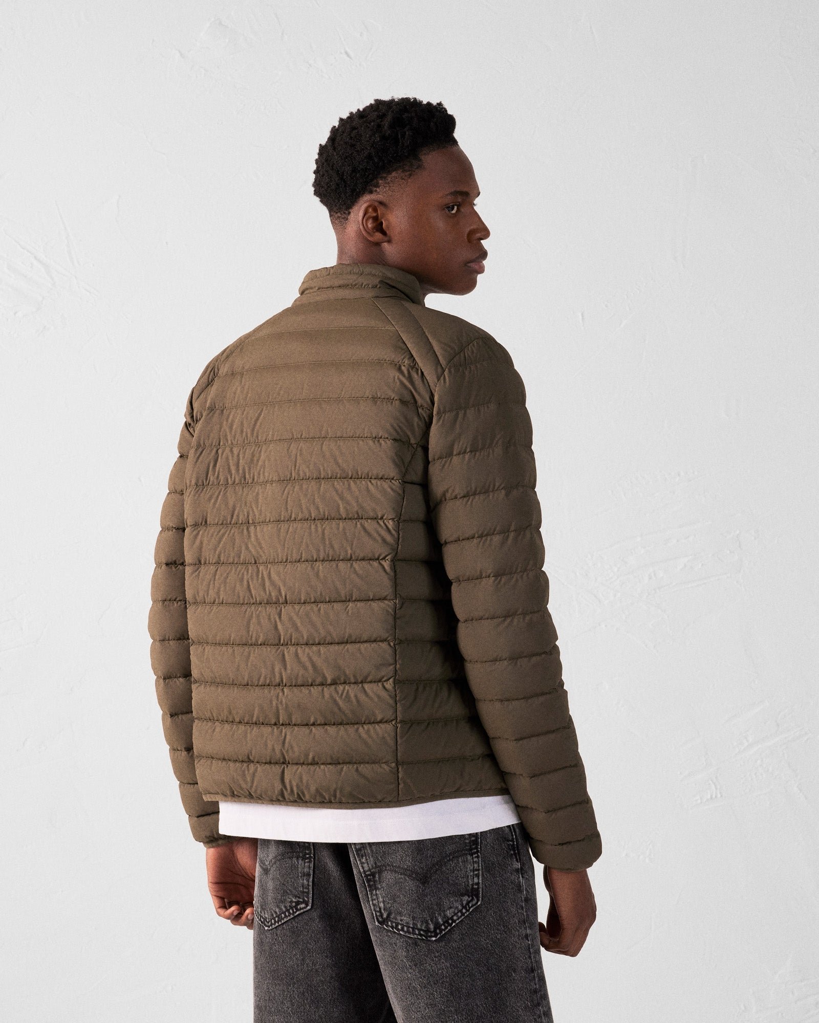 Stretch light down jacket Aragon JOTT Green