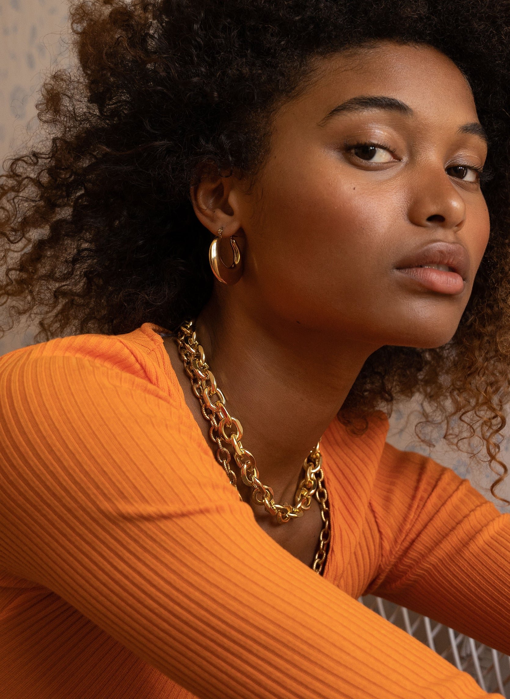 Hoops Earrings AEC Paris Golden