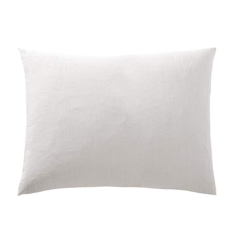 Cotton percale pillow case COTON PUR White