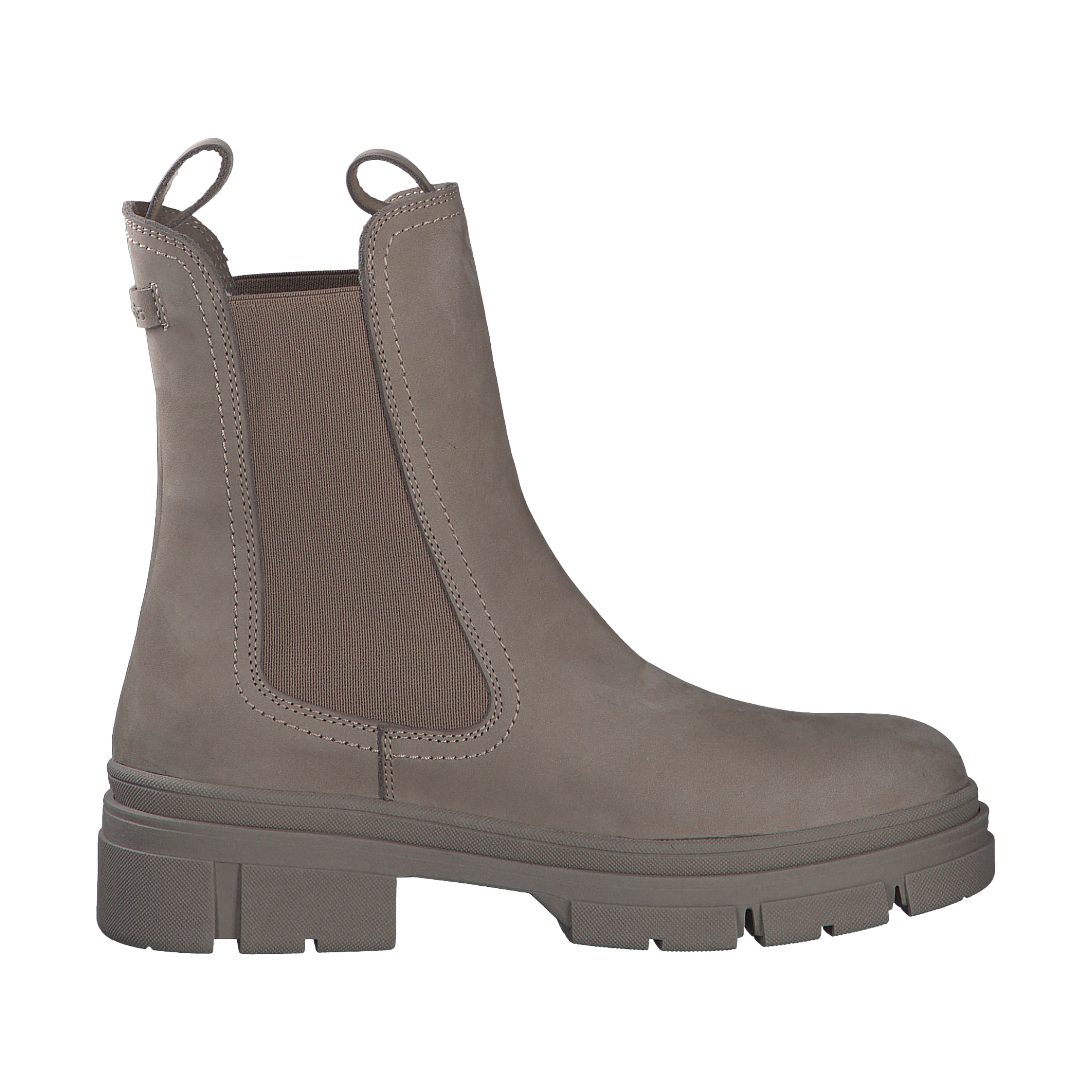 Leather Chelsea boots TAMARIS Grey