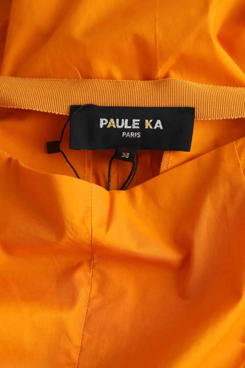 Slim-fit cotton cargo pants PAULE KA - Seconde main Orange