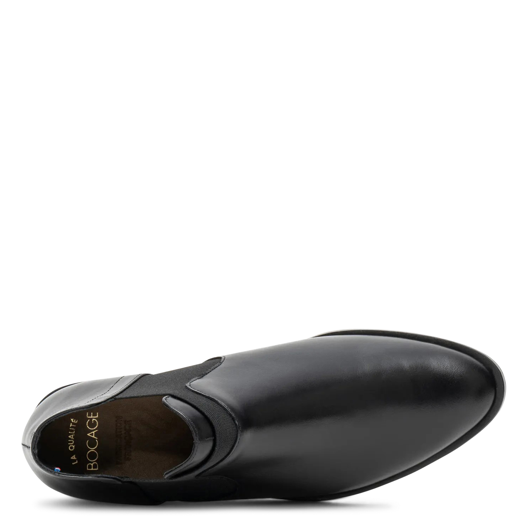 Bianca leather ankle boots BOCAGE Black