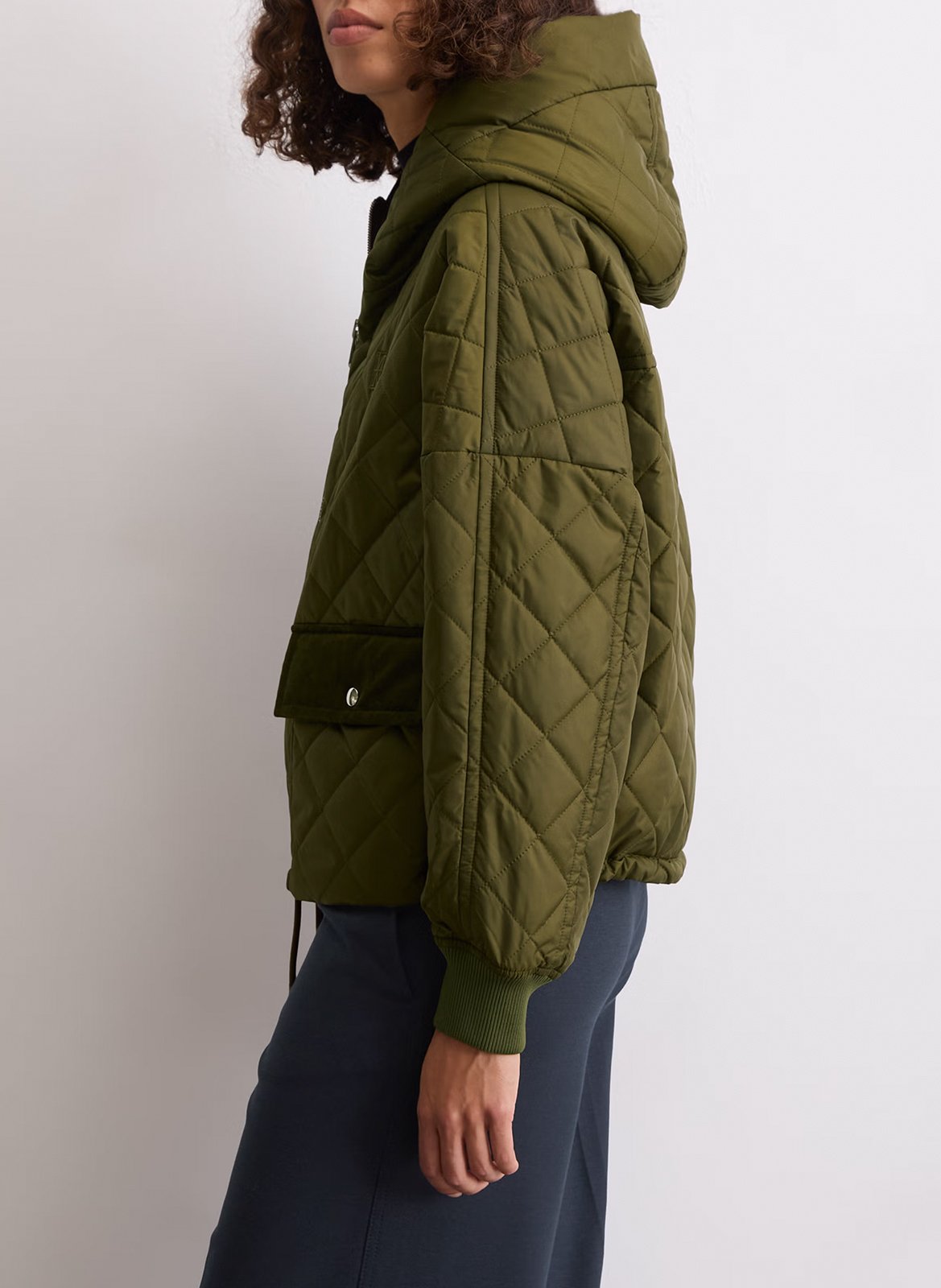 Veste matelassée unie à capuche MARC O&#039;POLO Vert