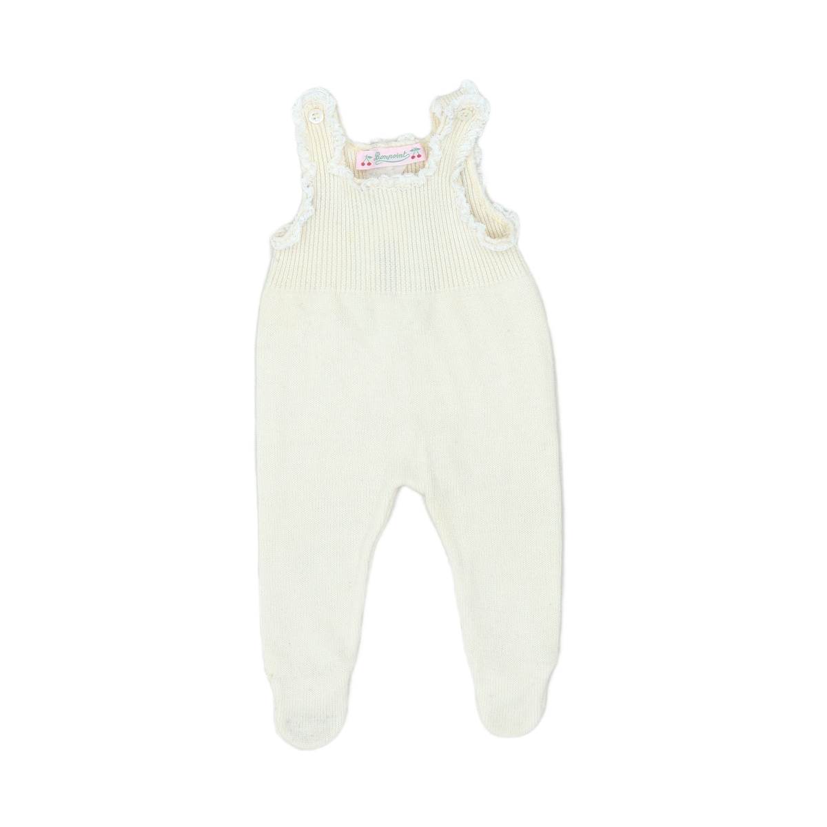 Beige Baby Jumpsuit - 3 months BONPOINT - Seconde Main Beige