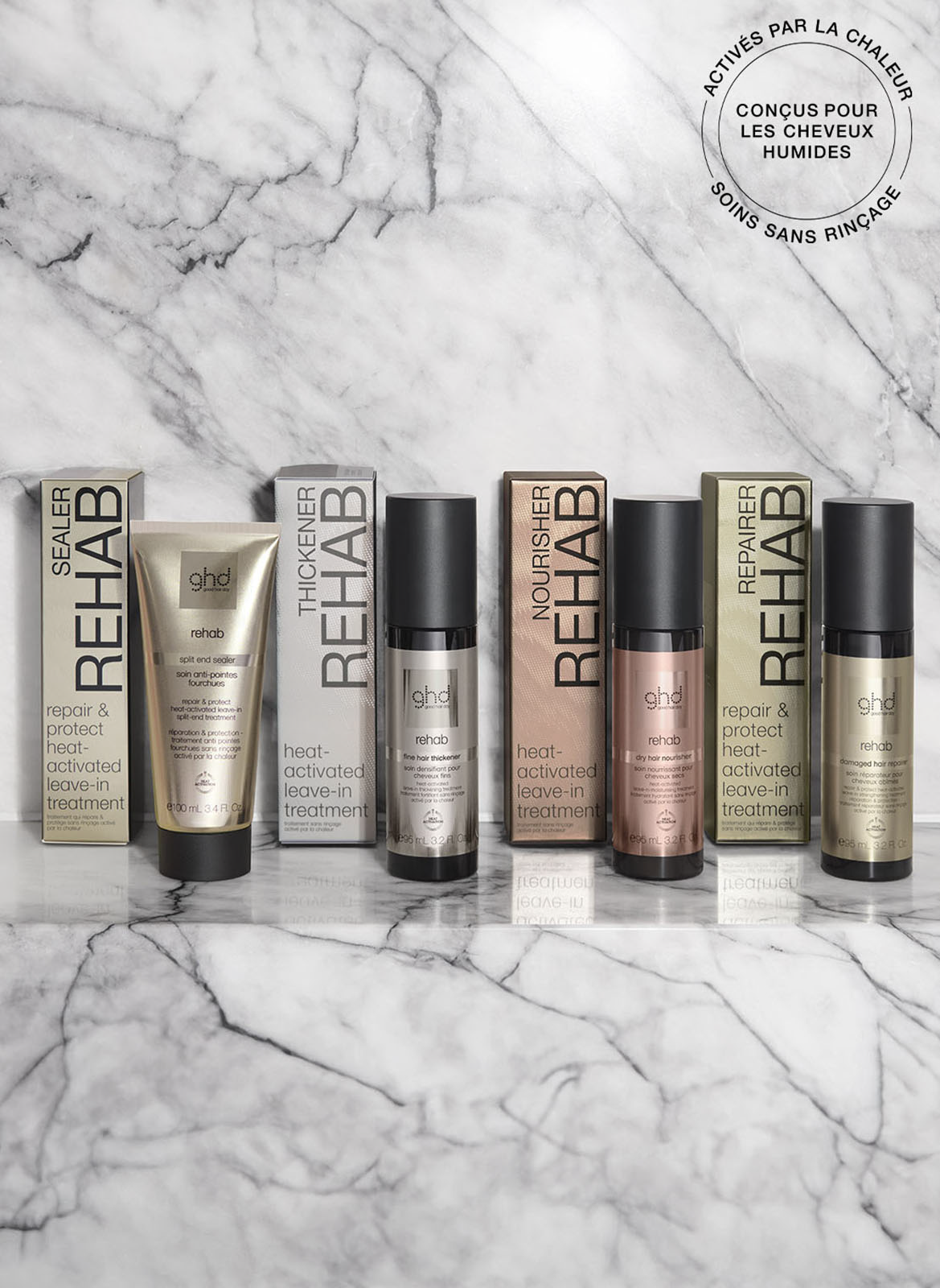 GHD REHAB - ANTI-SPLIT END TREATMENT GHD Noir