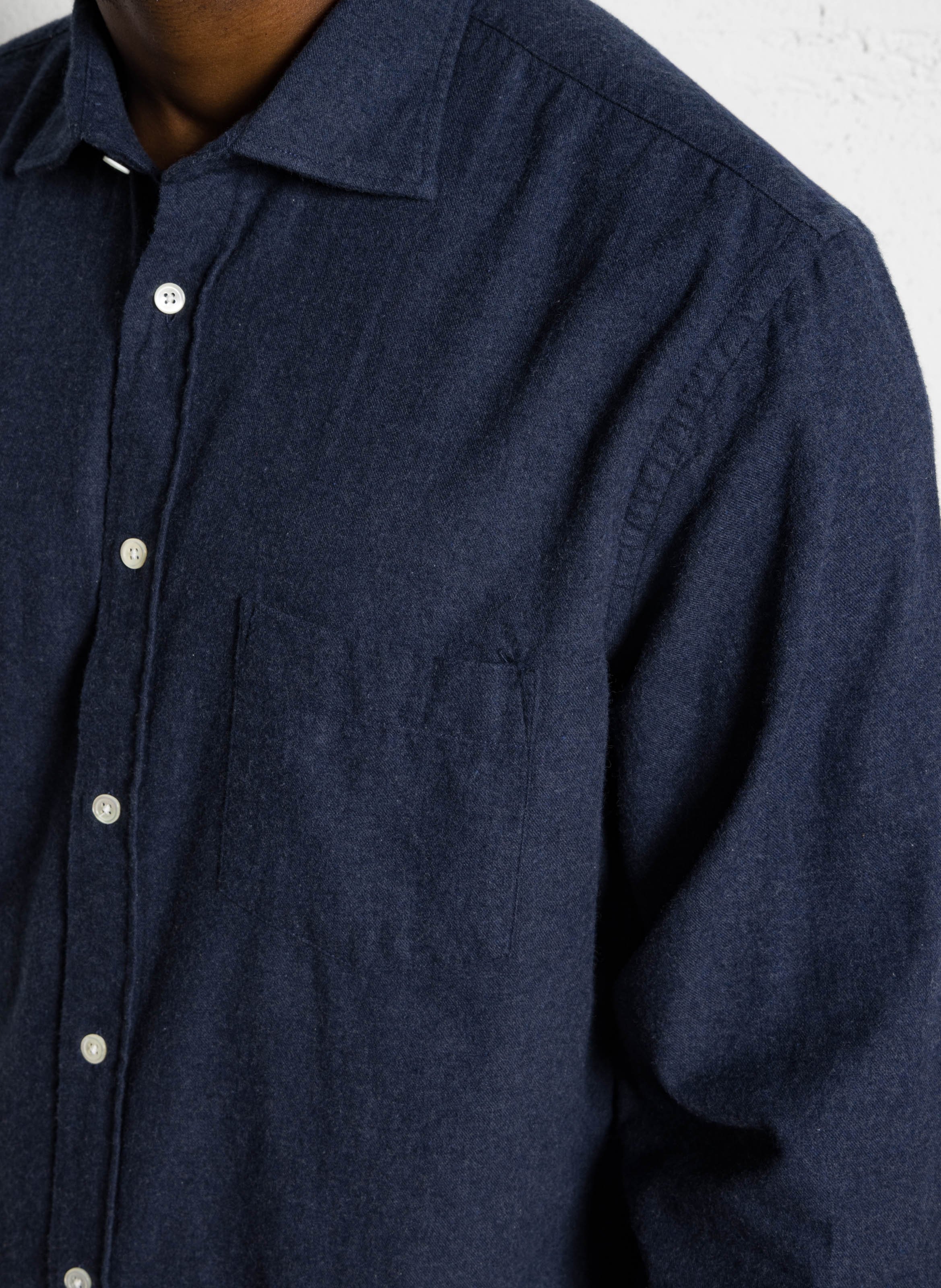 Blouse met klassieke kraag HARTFORD Blauw