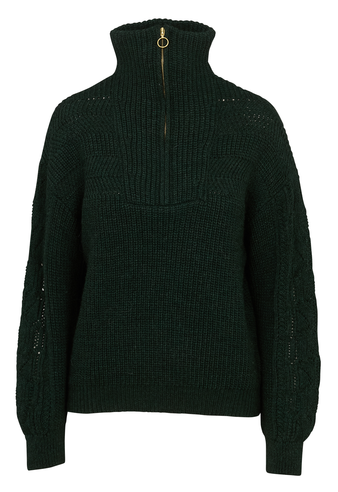 Pull oversize col camionneur  I CODE Vert
