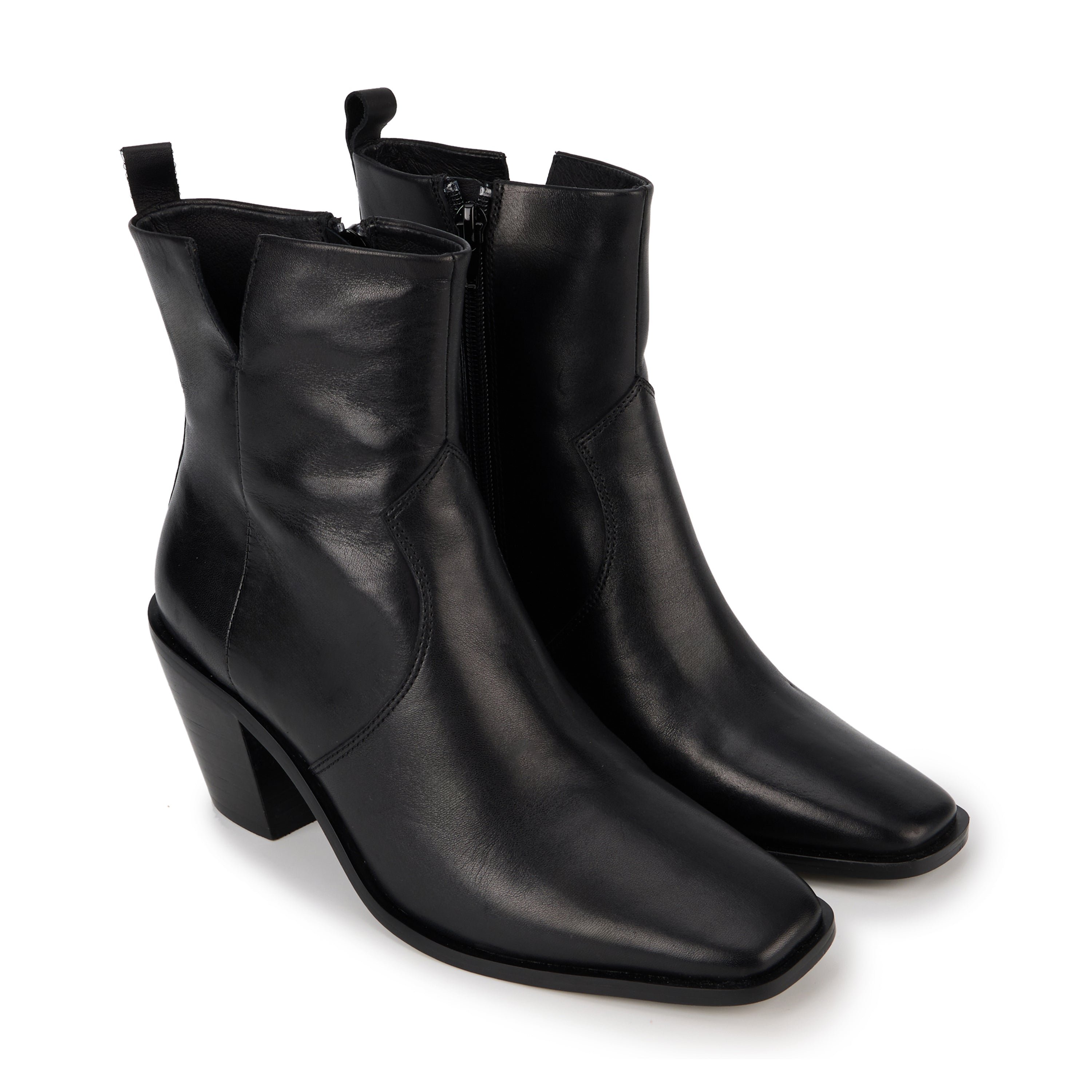 Shiny leather bag BONS BAISERS PARIS Black