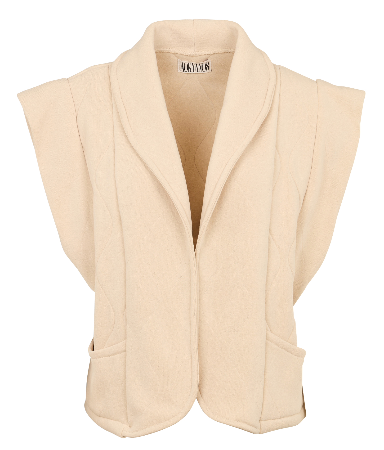 Gerade geschnittener Blazer AOKYANOS Beige