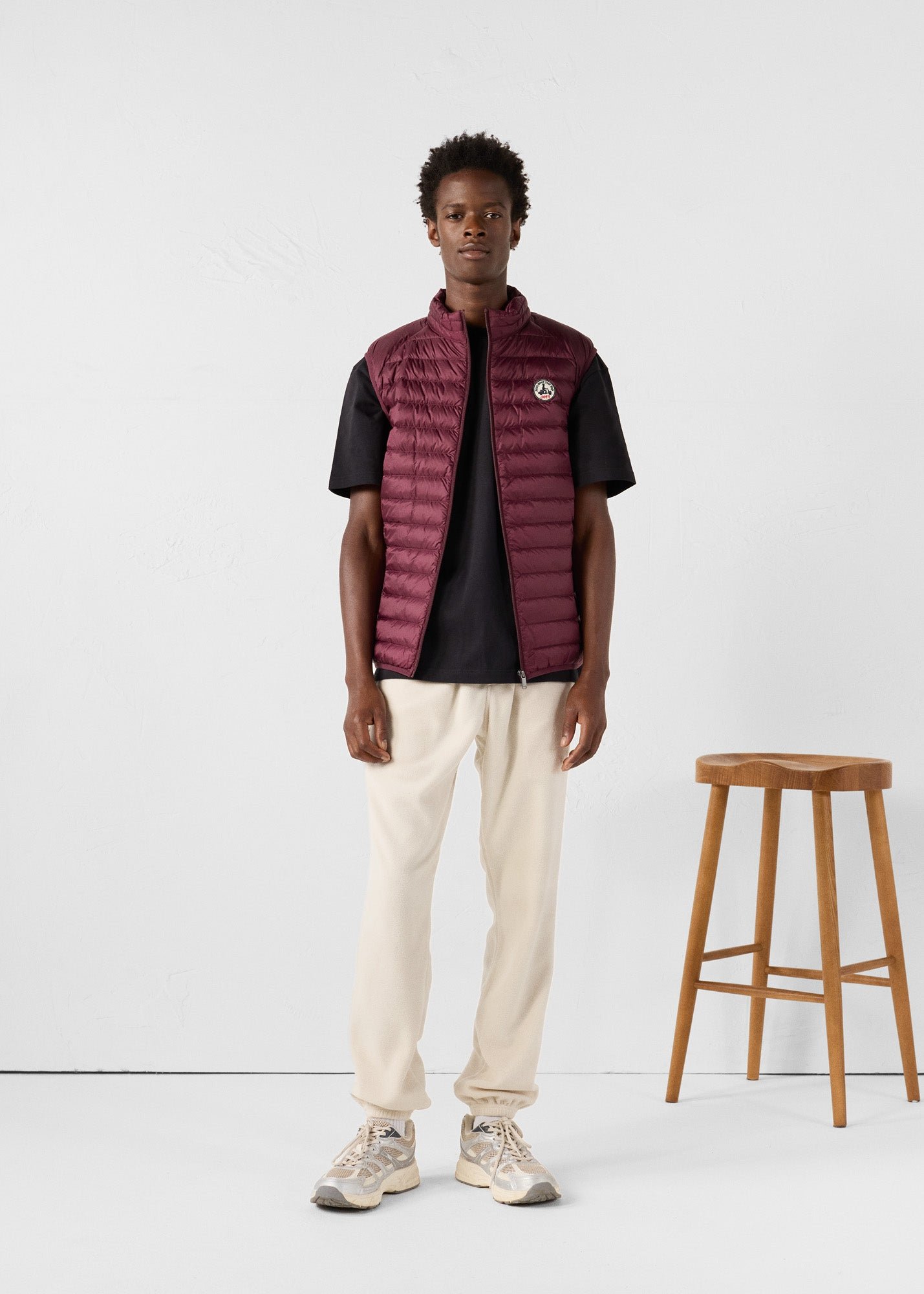 Sleeveless puffer jacket Tom JOTT Pink