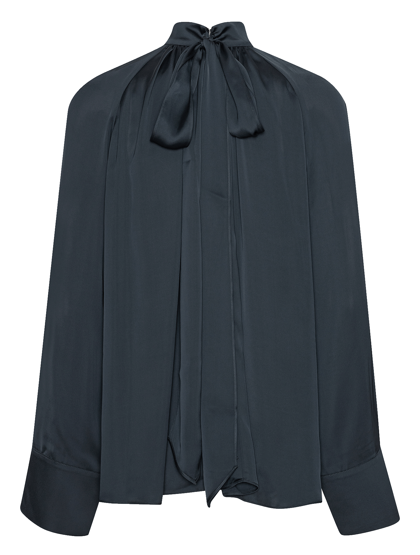 Flowy straight blouse with long sleeves ROTATE Blue