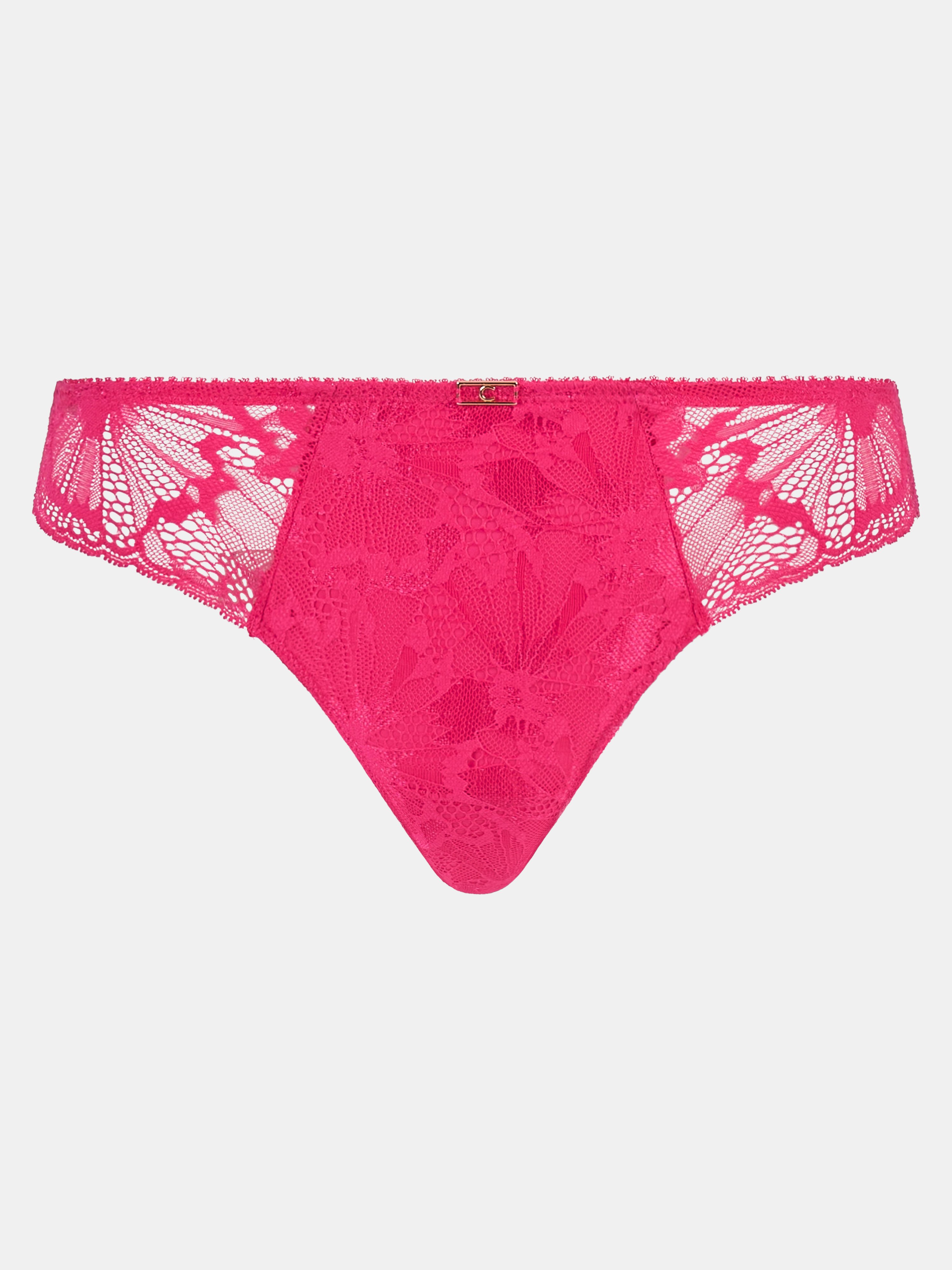 Aventurine lace tanga CHANTELLE Pink
