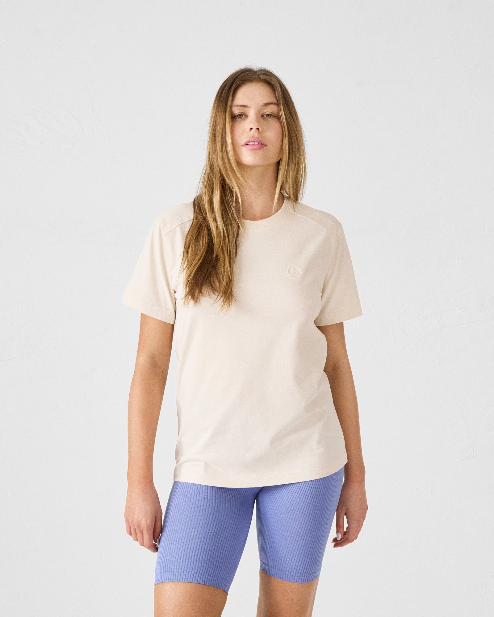 Round neck cotton T-shirt JOTT White