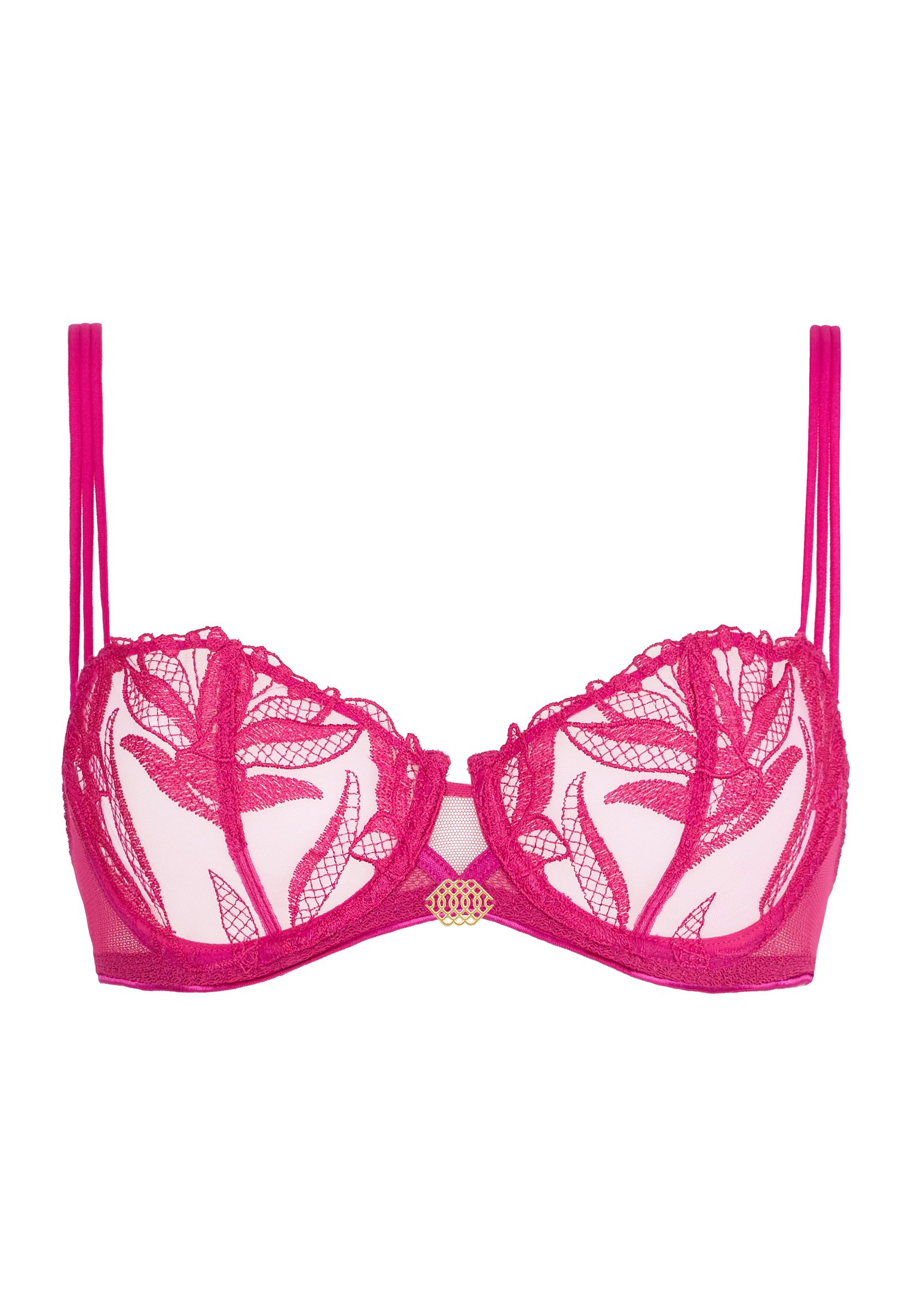 Underwired demi-cup bra AUBADE Pink