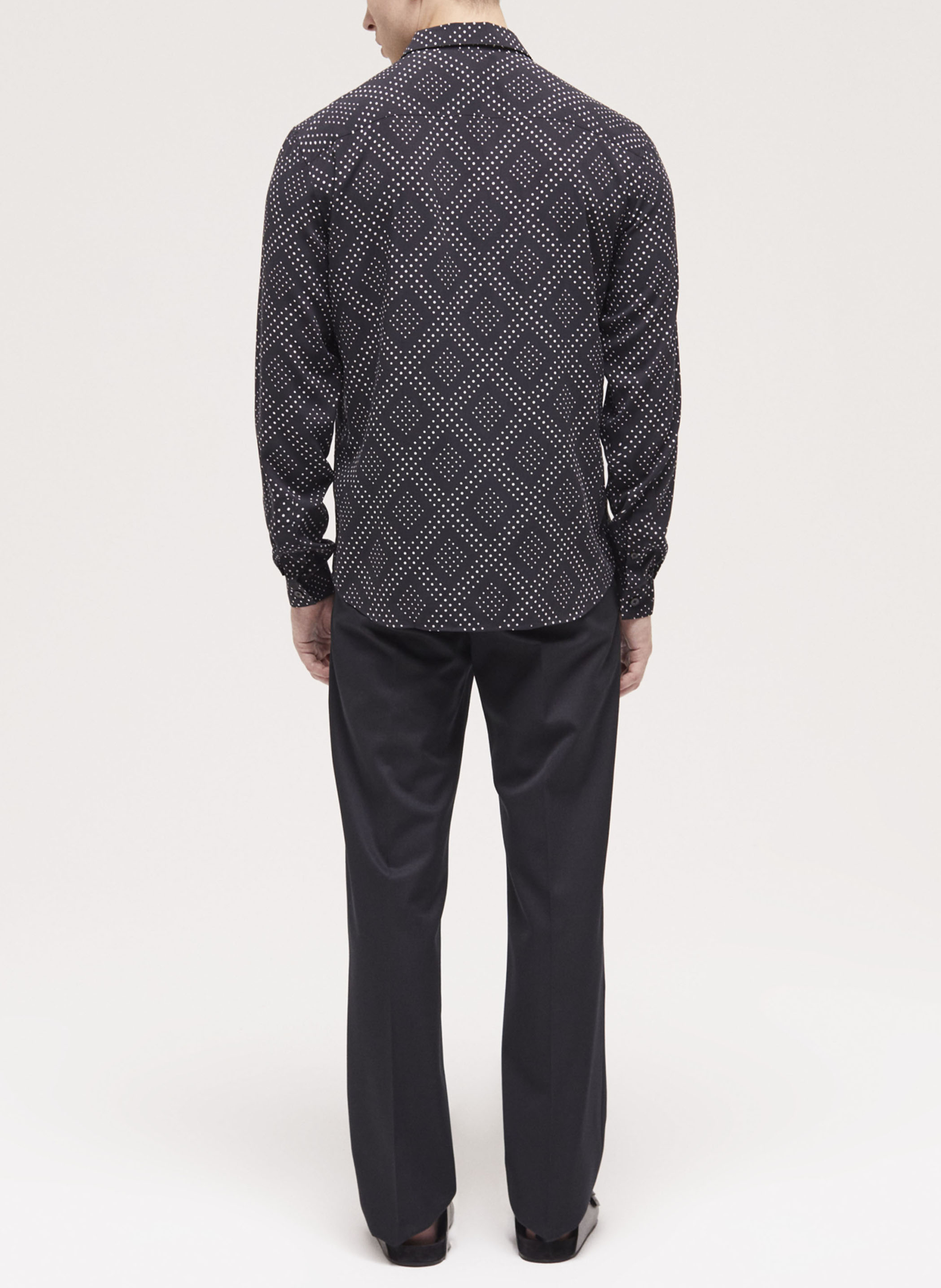 Chemise à strass en viscose THE KOOPLES Noir