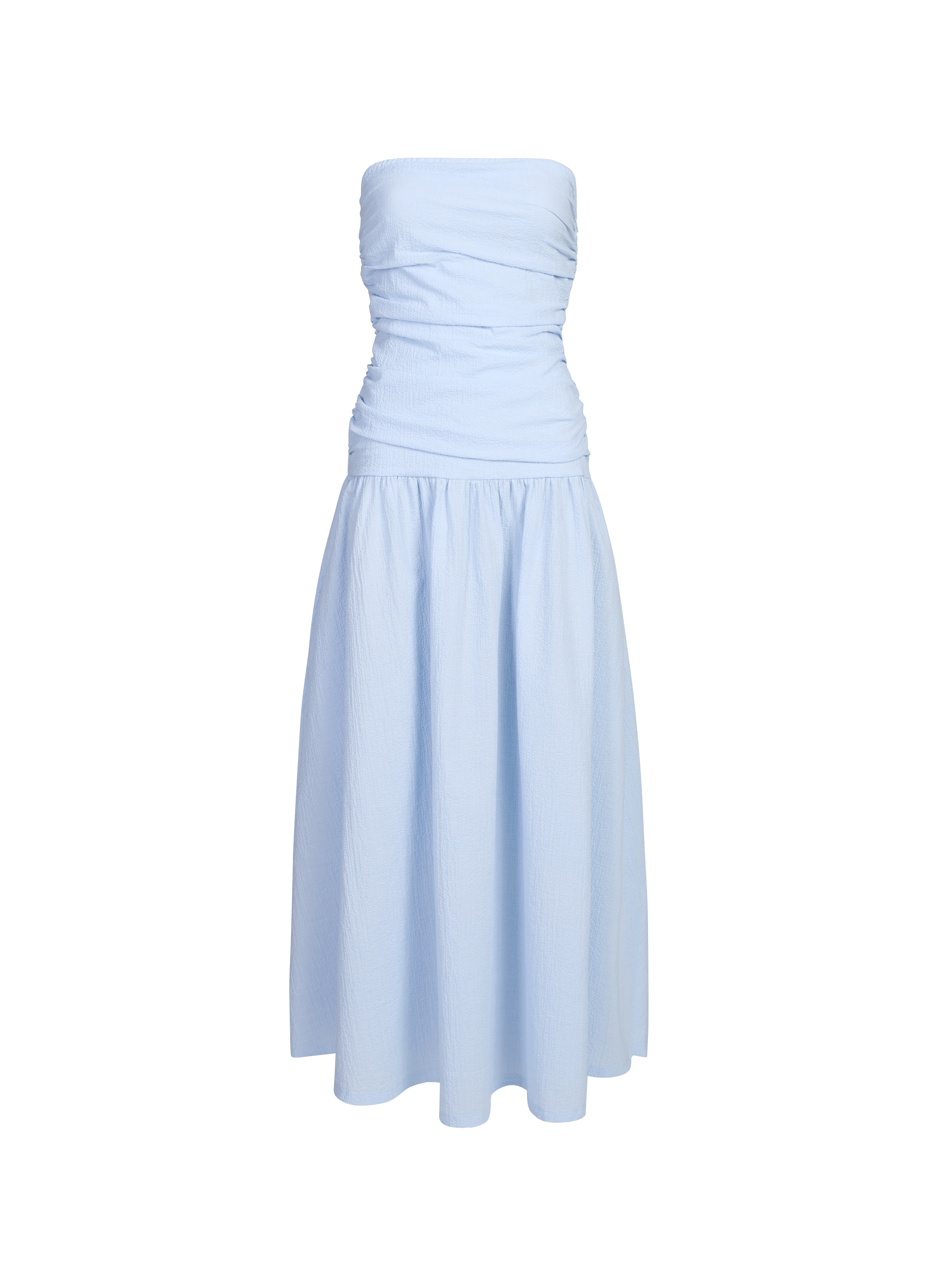 Midi-Bustierkleid SAISON 1865 Blau