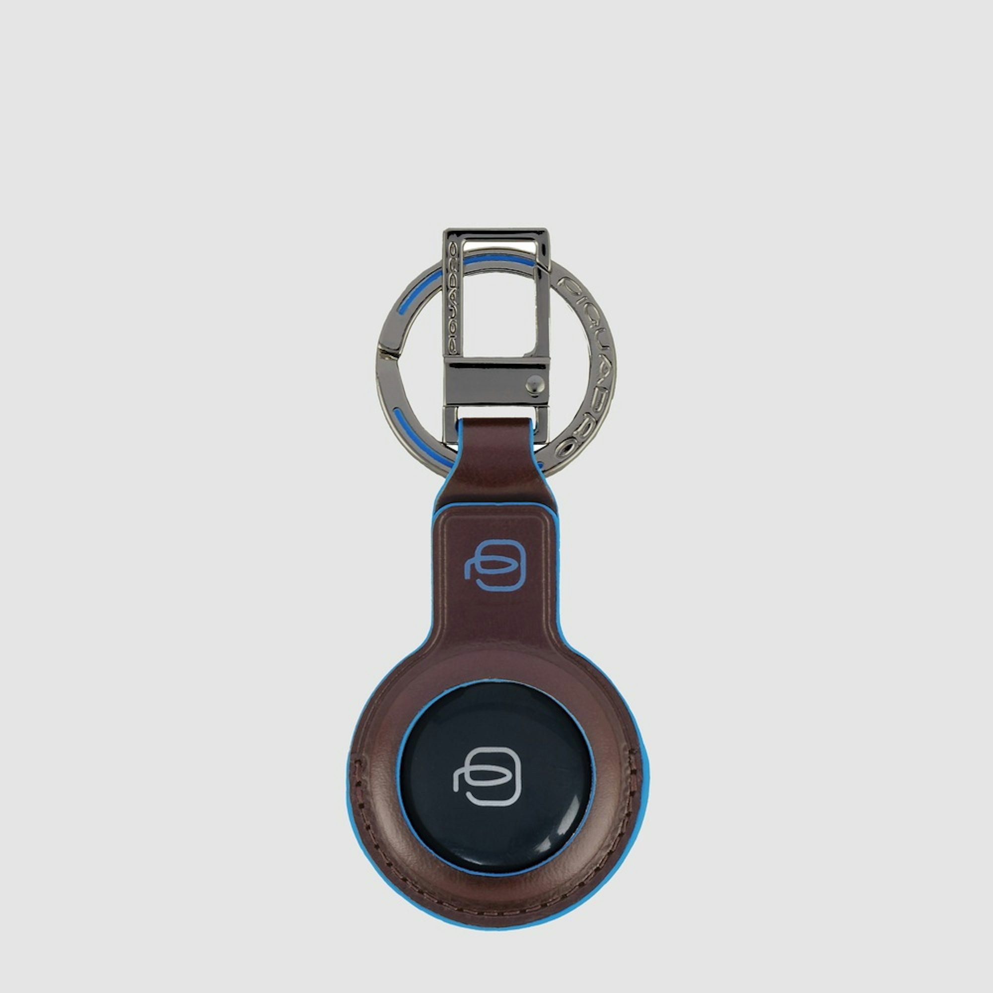 Leather keychain with connequ 4.0 PIQUADRO