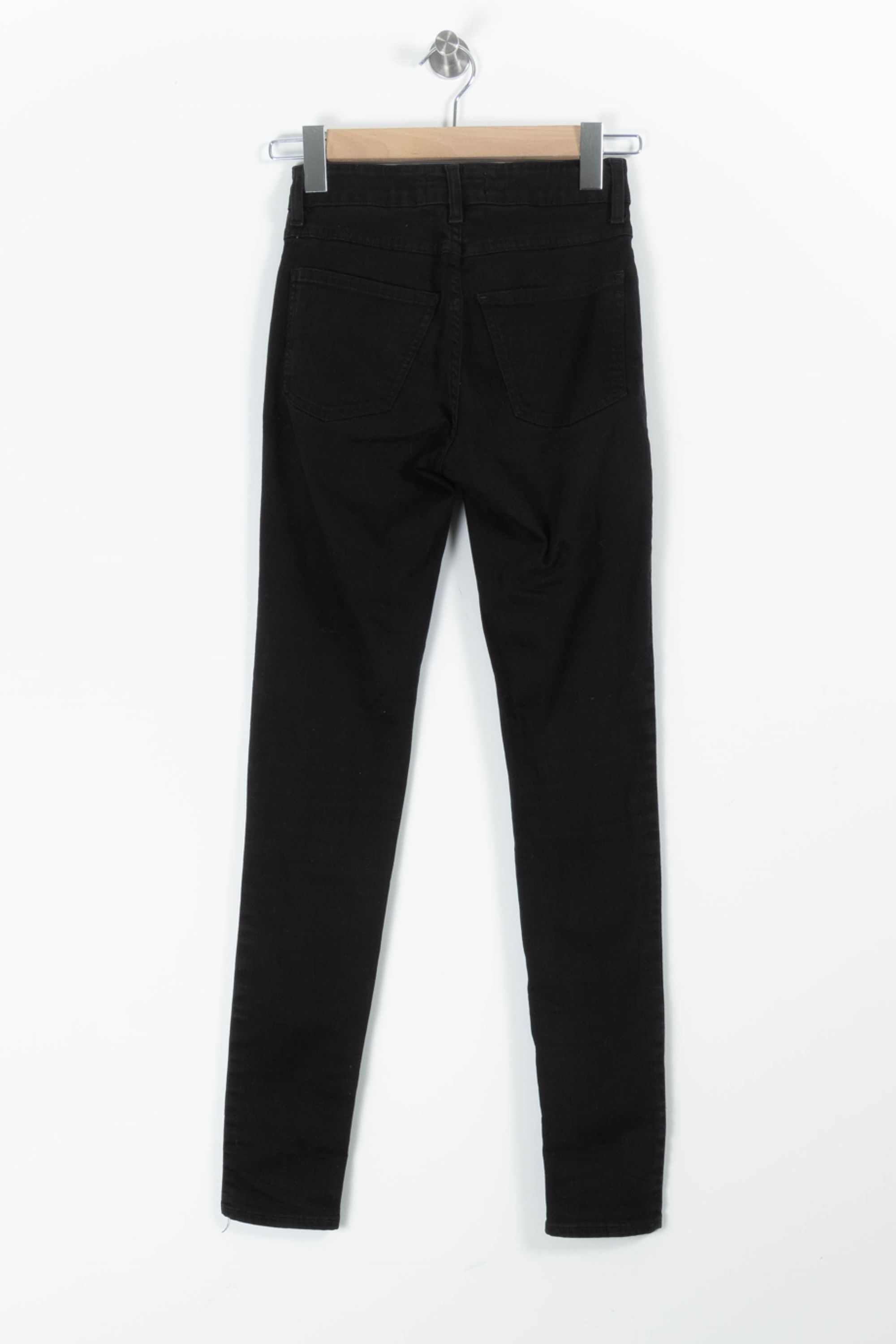 Cropped slim jeans with studs ACNE STUDIOS - Seconde Main Black
