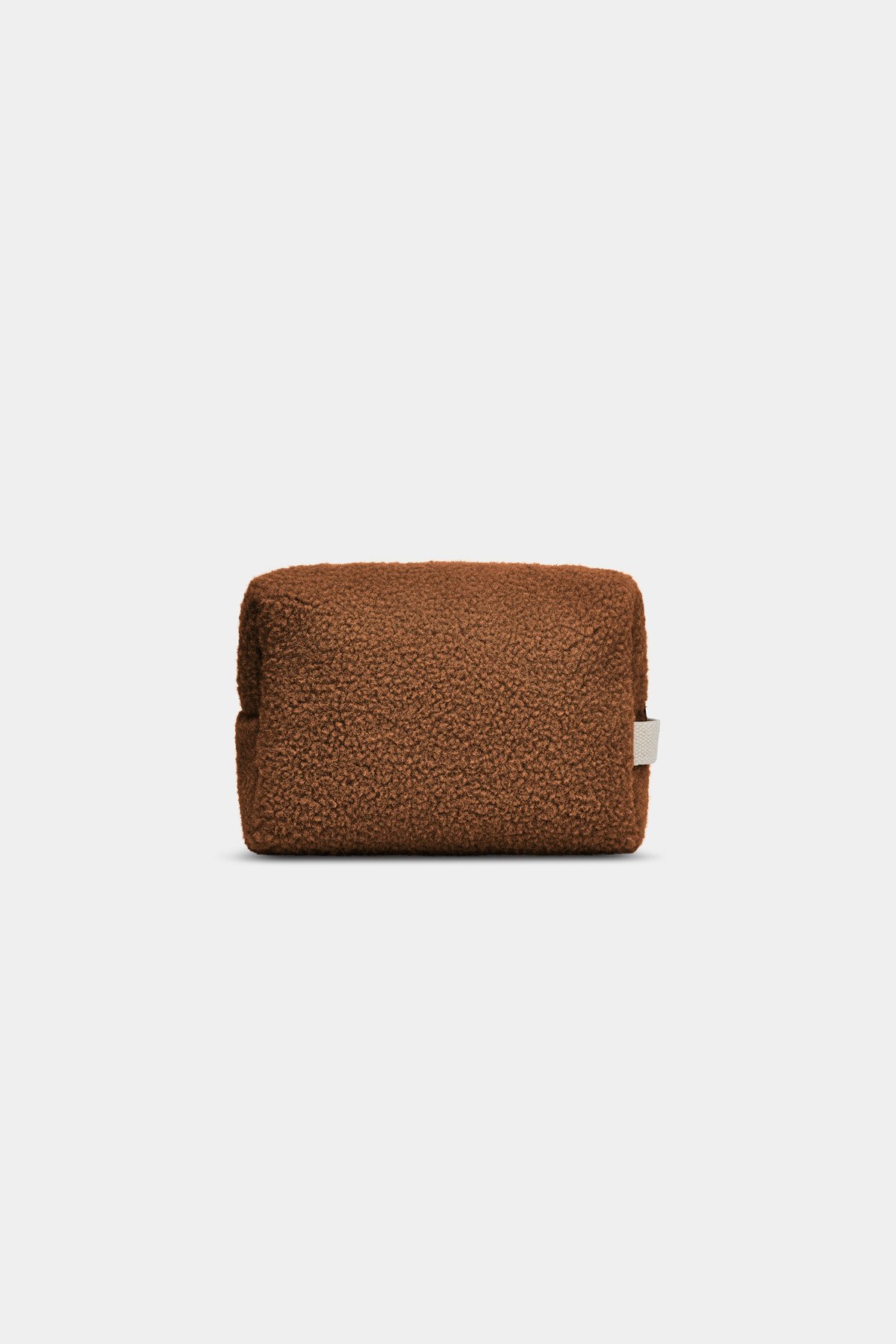 Cotton toiletry bag Brown