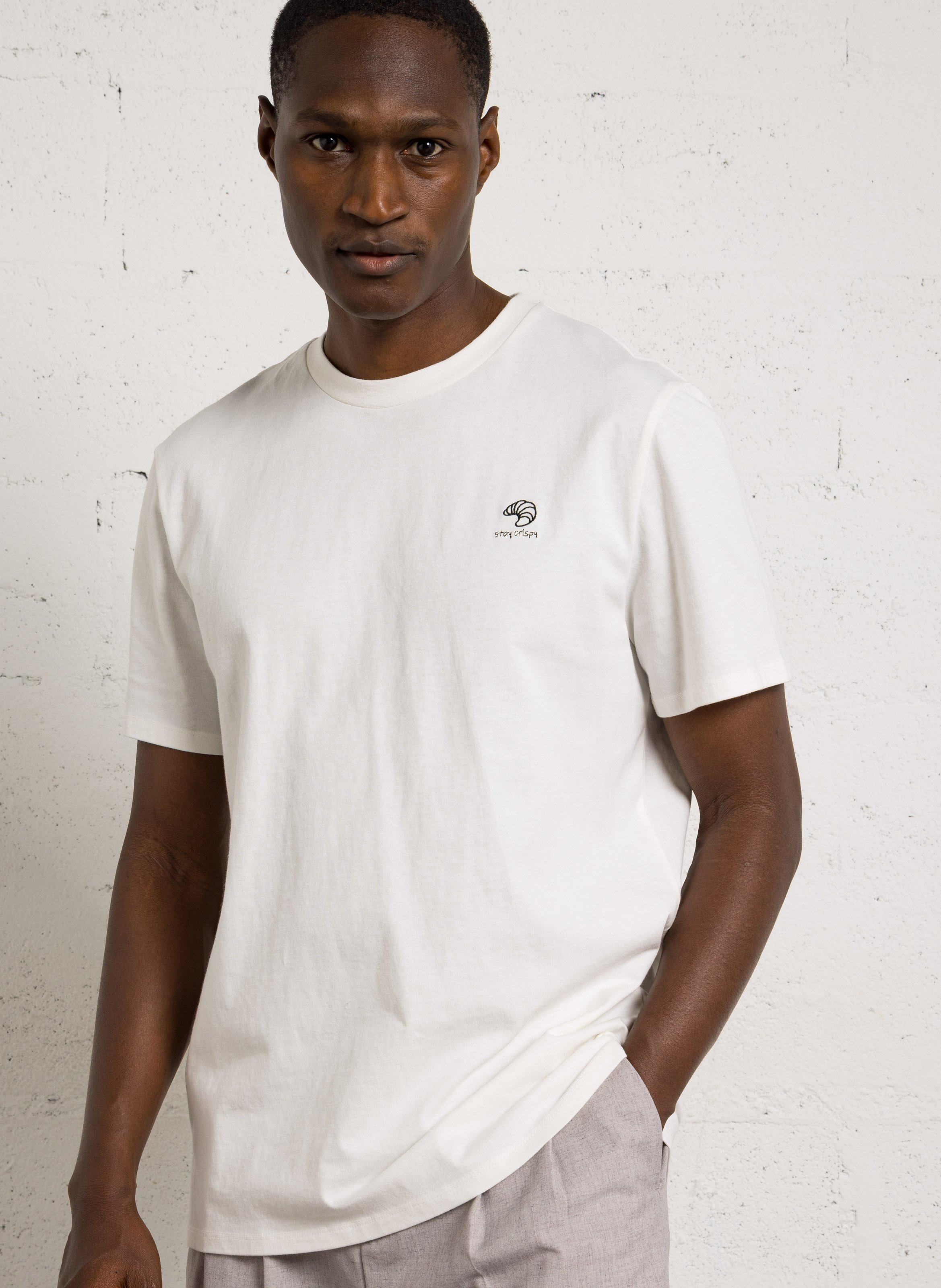 Camiseta holgada de algodón CASUAL FRIDAY Blanco