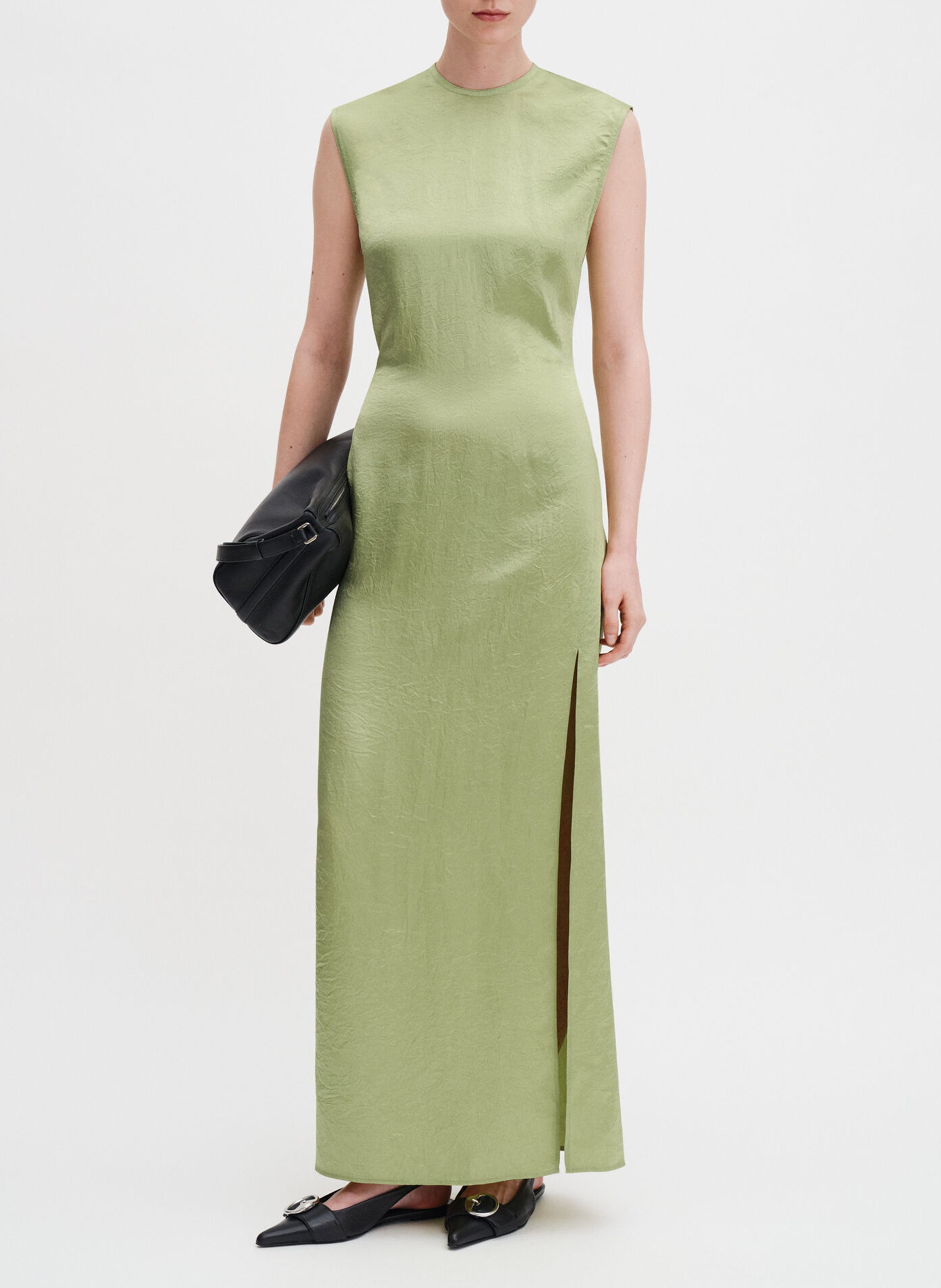 Vestido largo recto liso FILIPPA K