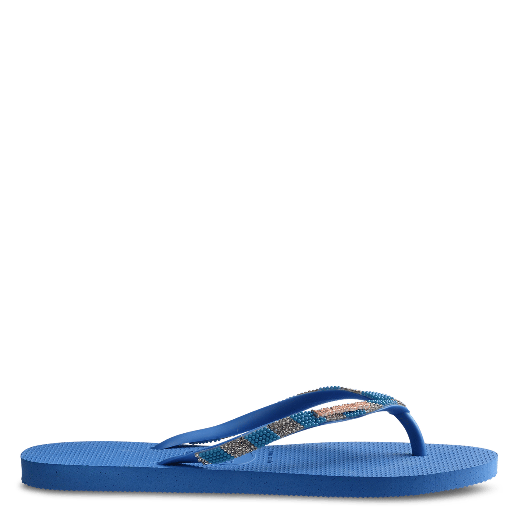 Tongs à strass HAVAIANAS Bleu
