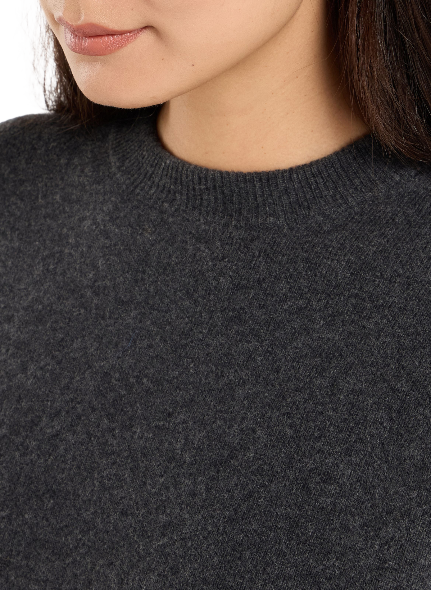 Round neck wool sweater brandi SAISON 1865 Grey