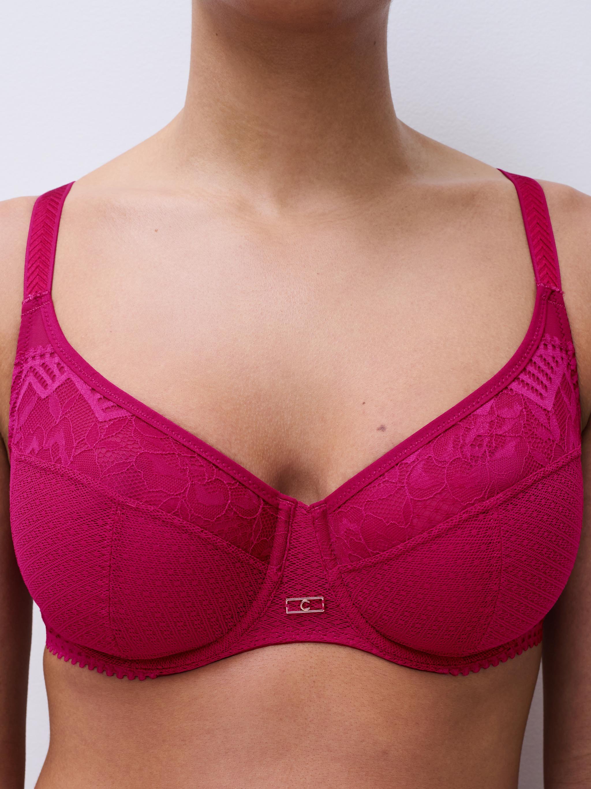 Full-cup bra CHANTELLE Pink
