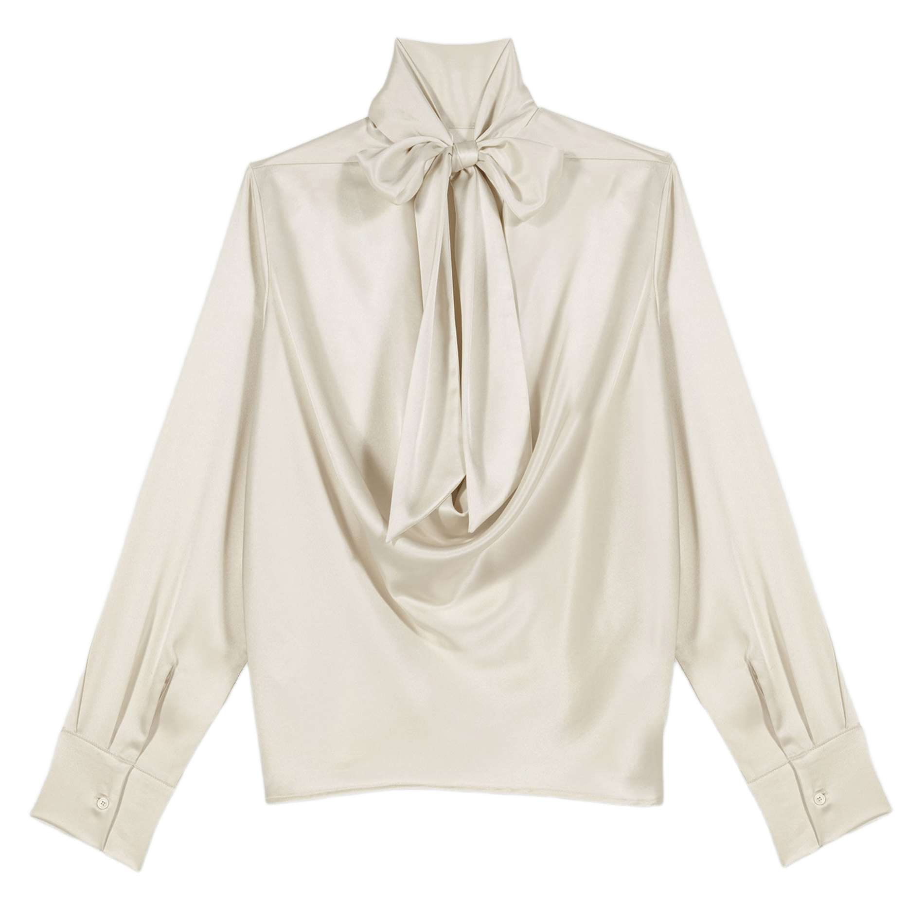 Rechte losvallende top MAJE Beige