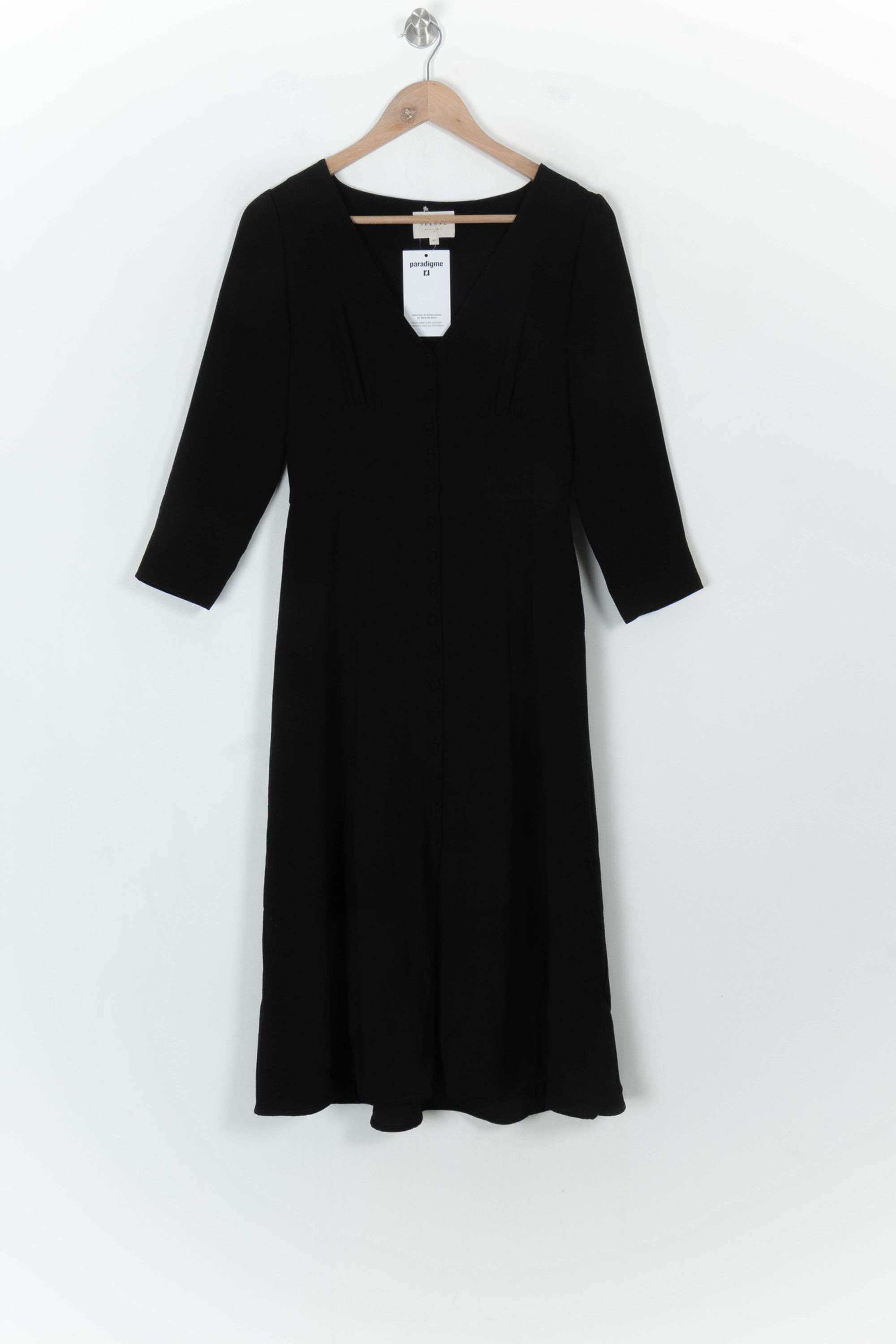 Long dress SEZANE - Seconde main Black