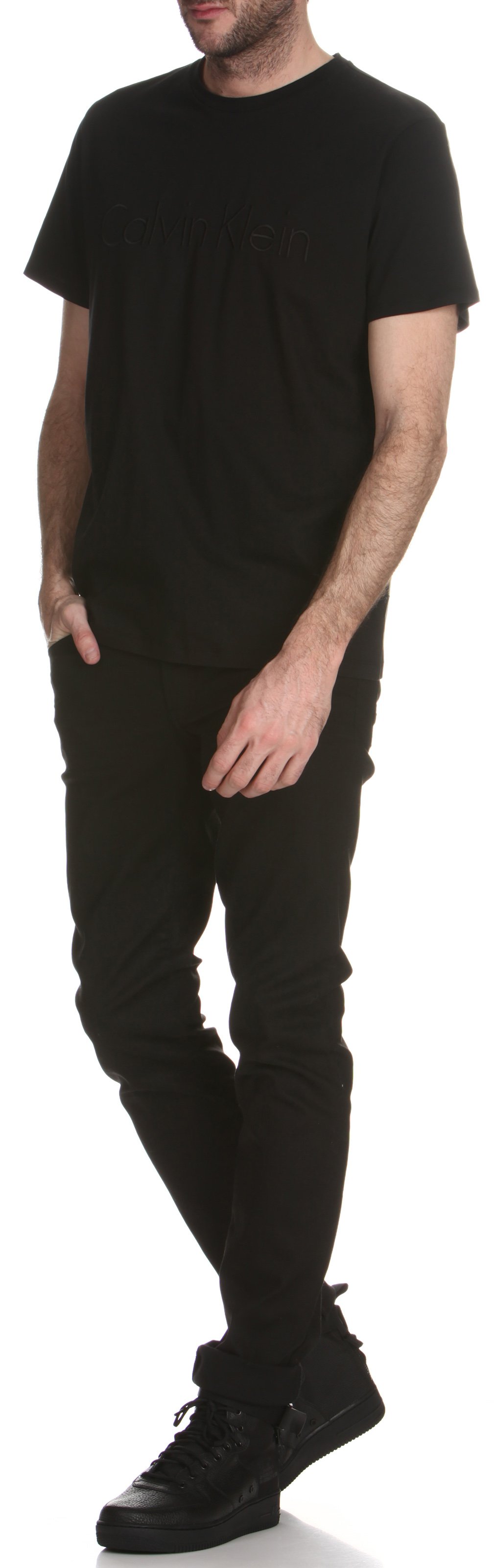 Slim-Fit-Jeans Schwarz