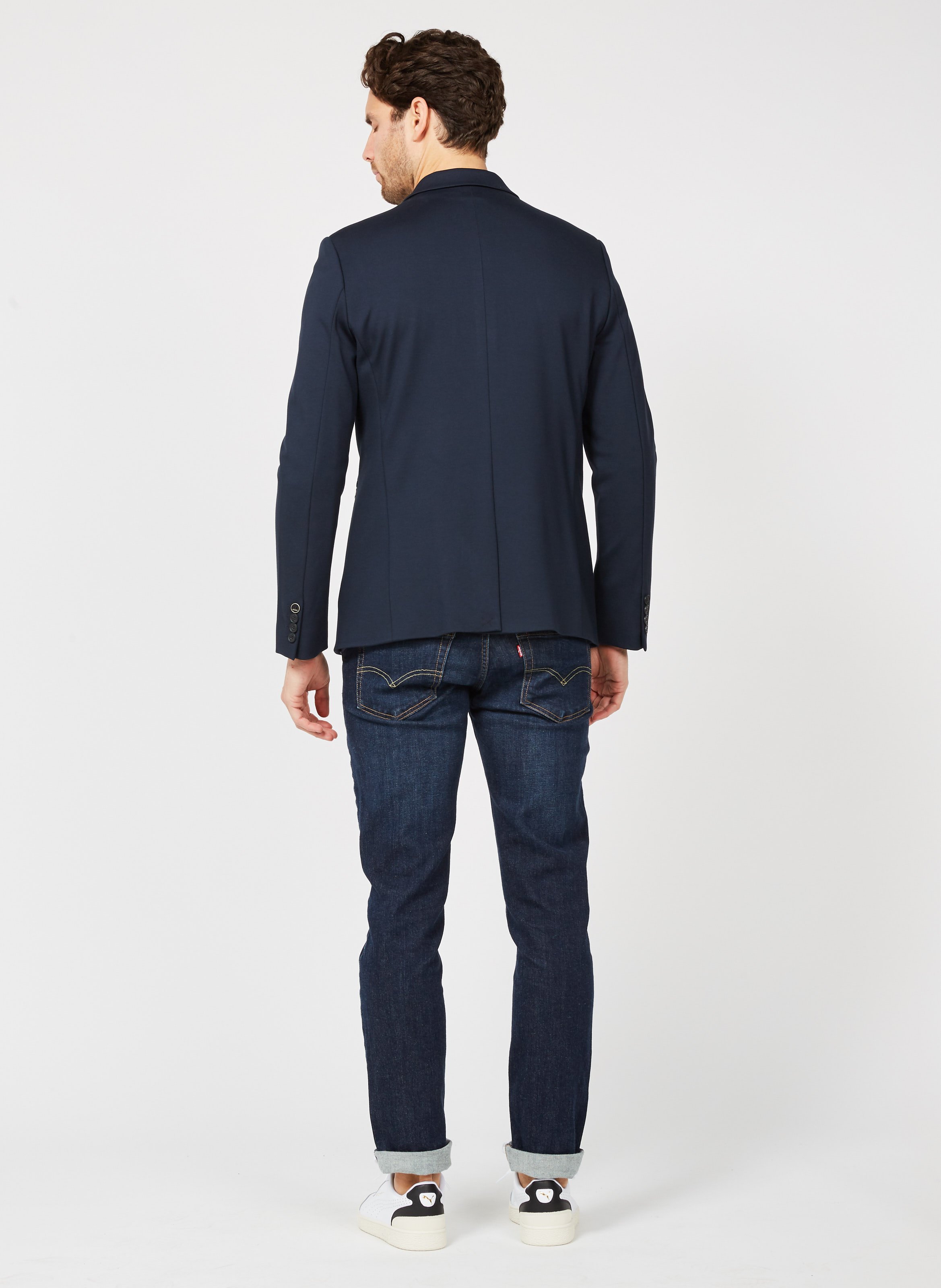 Jacke mit Reverskragen, Regular Fit IKKS Blau