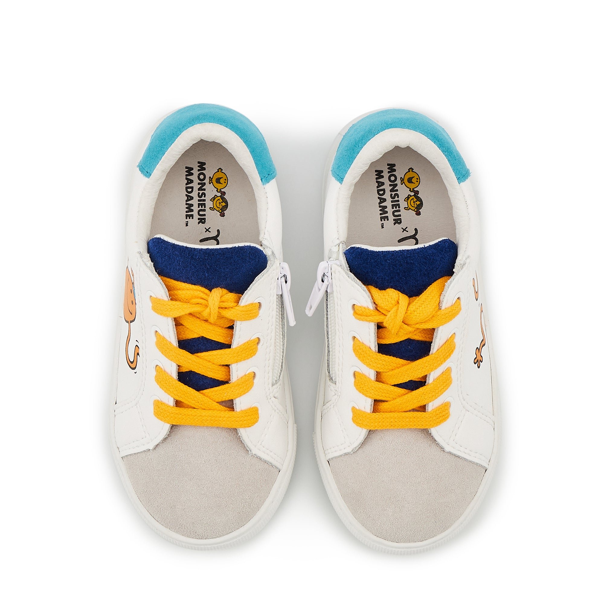 Sneakers en cuir BONS BAISERS PARIS Blanc