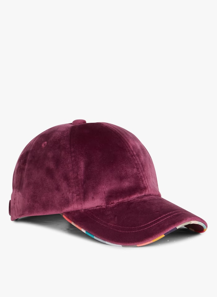 Pink velvet baseball 2024 cap