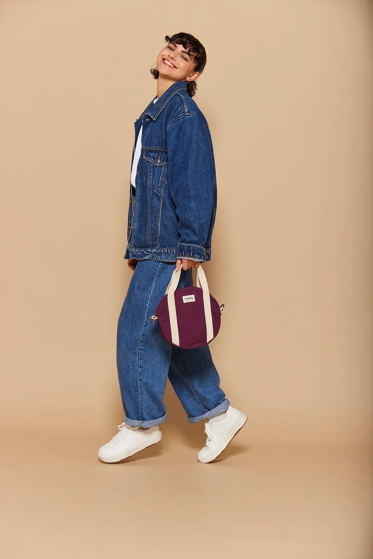 Cotton handbag | Purple HINDBAG Women