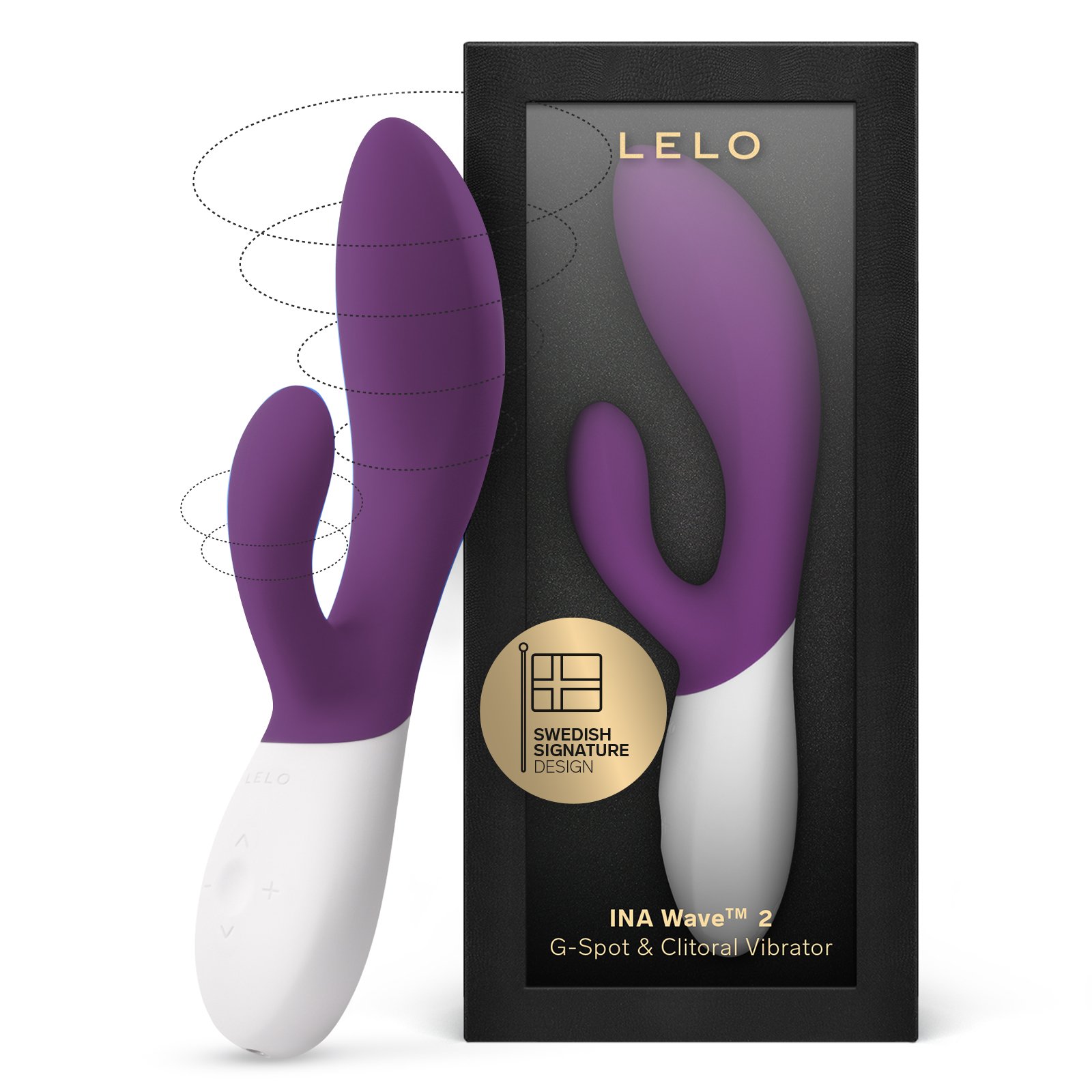 Clitoral stimulator and G-spot rabbit vibrator LELO Violet