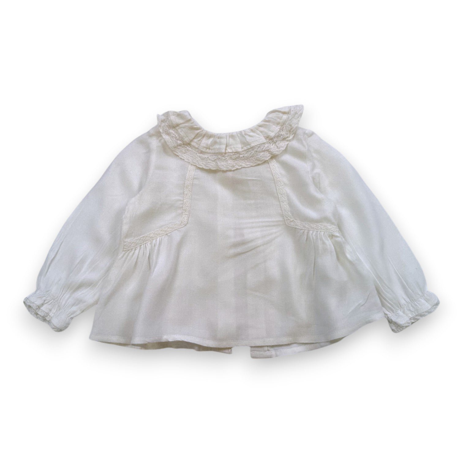 White baby blouse - 6 months TARTINE ET CHOCOLAT - seconde-main White